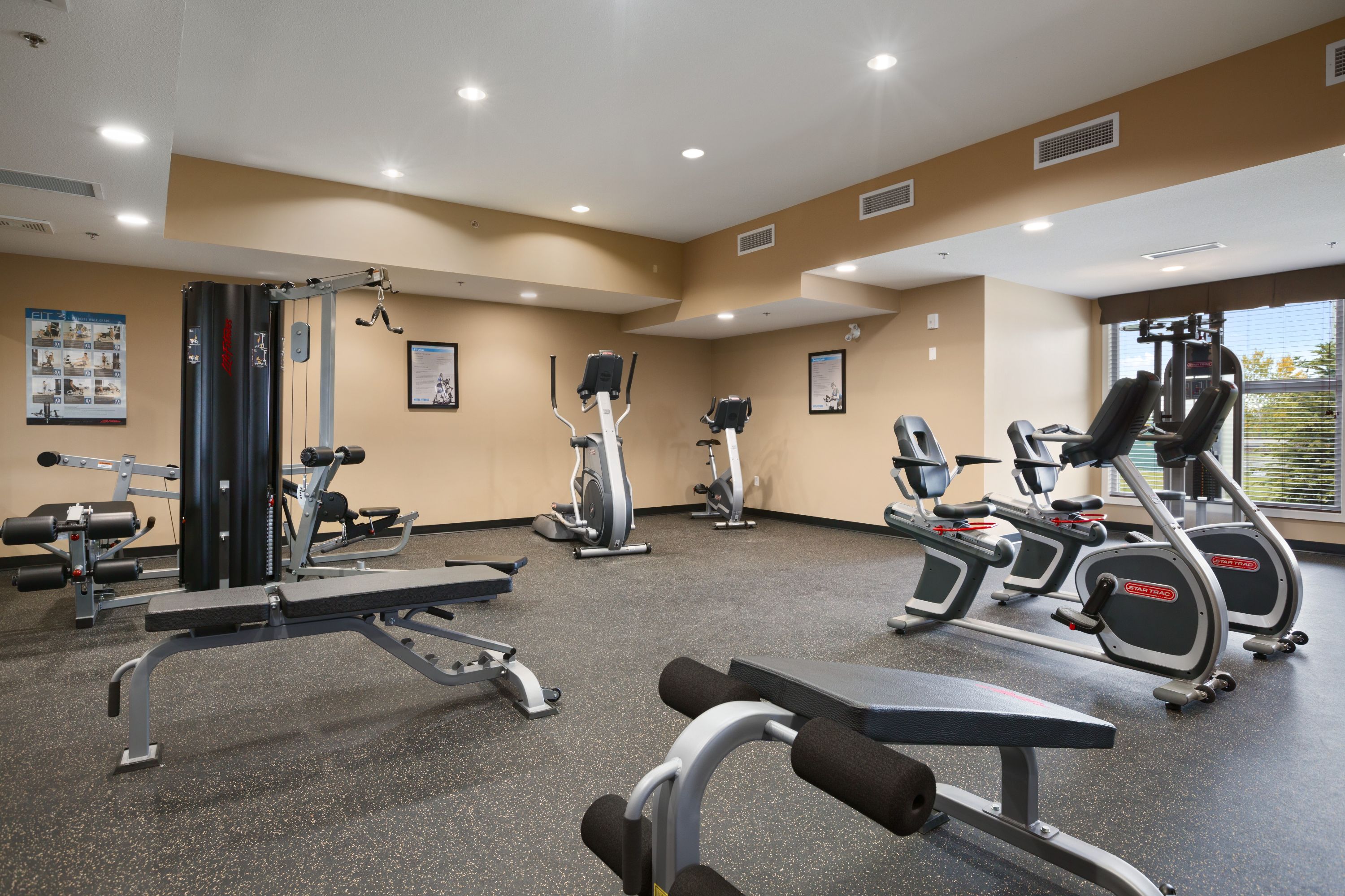 Health club at Microtel Inn & Suites by Wyndham Blackfalds Red Deer North in Blackfalds, Alberta