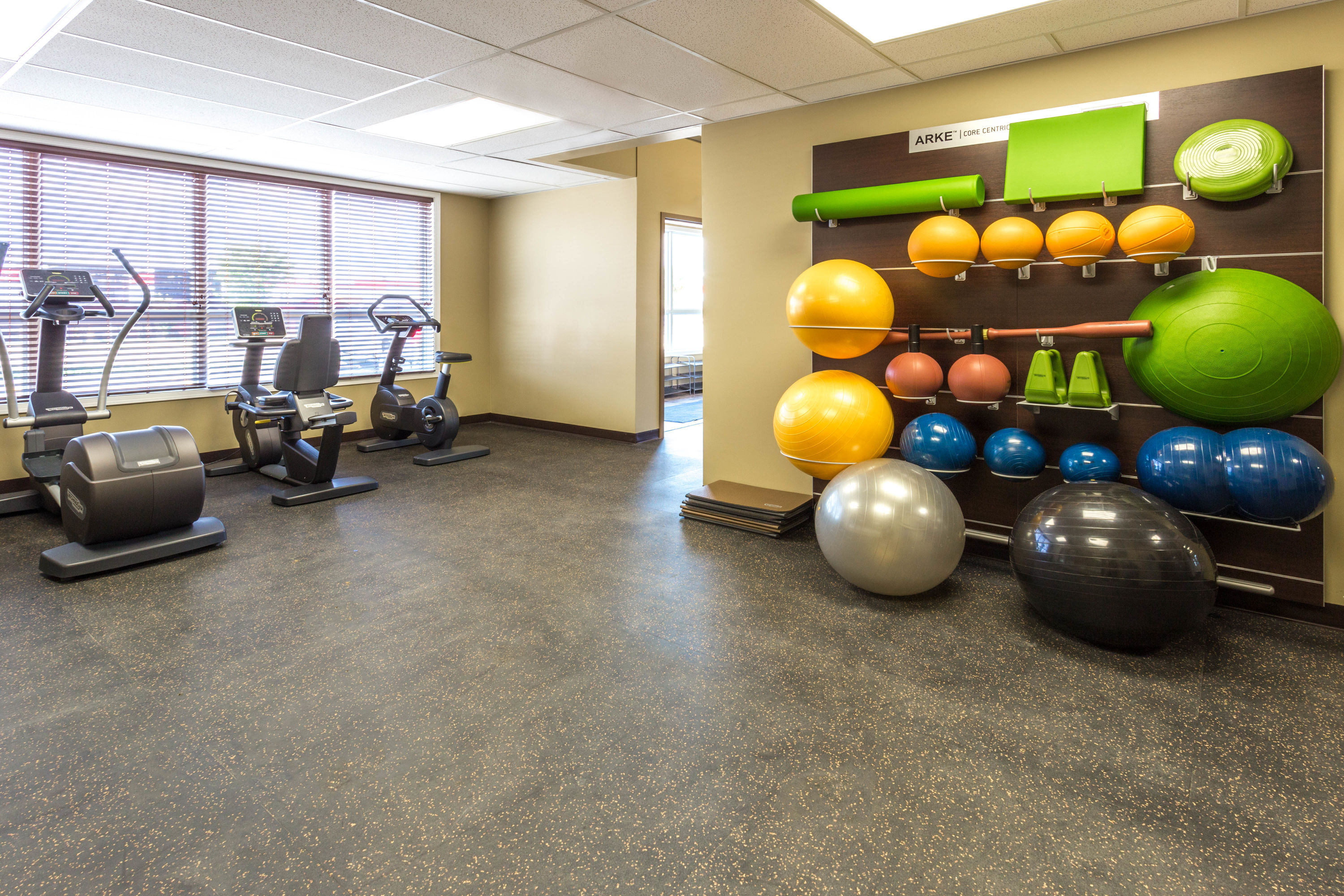 Fitness room at Microtel Inn & Suites by Wyndham Whitecourt in Whitecourt, Alberta