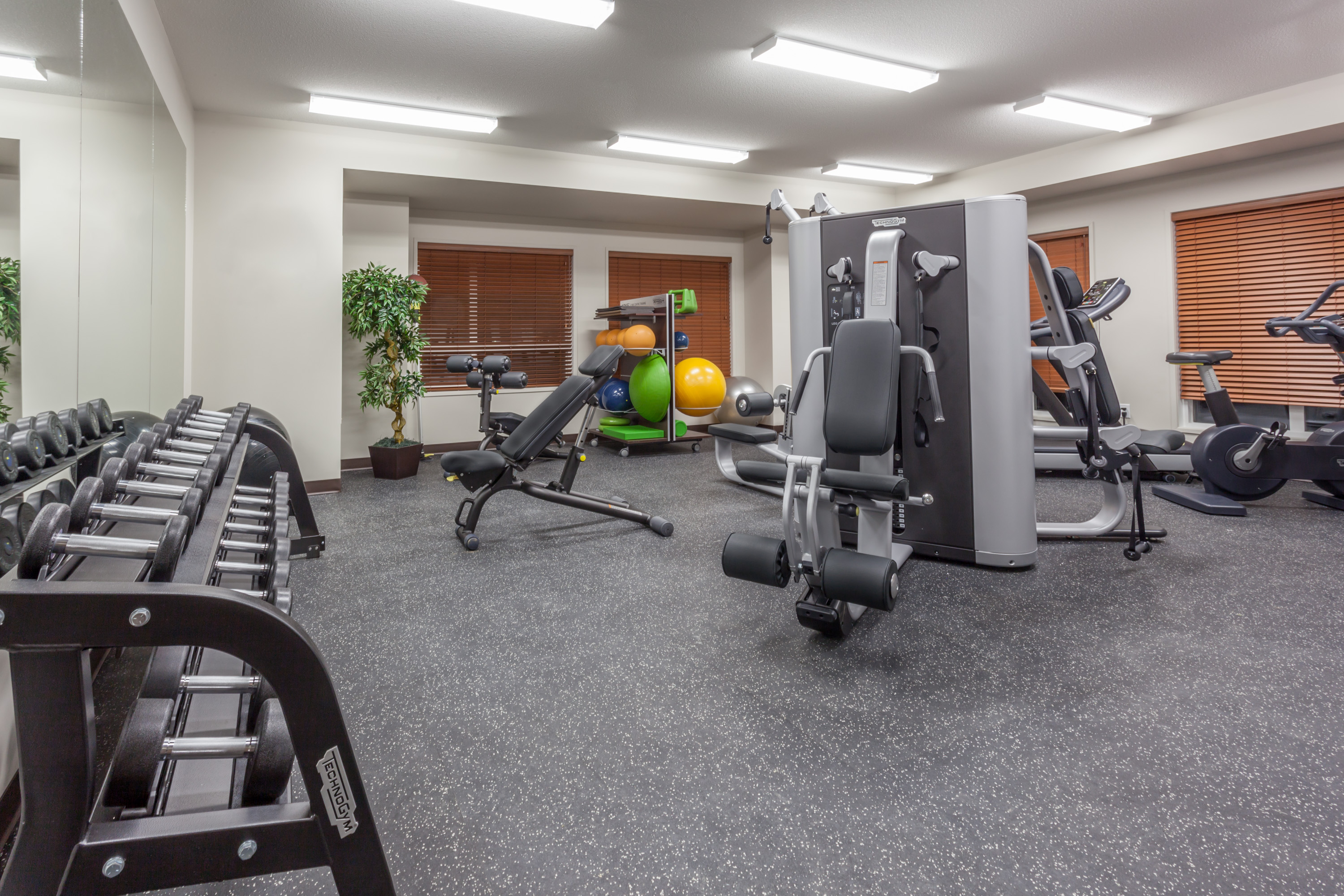 Fitness room at Microtel Inn & Suites by Wyndham Oyster Bay in Ladysmith, British Columbia