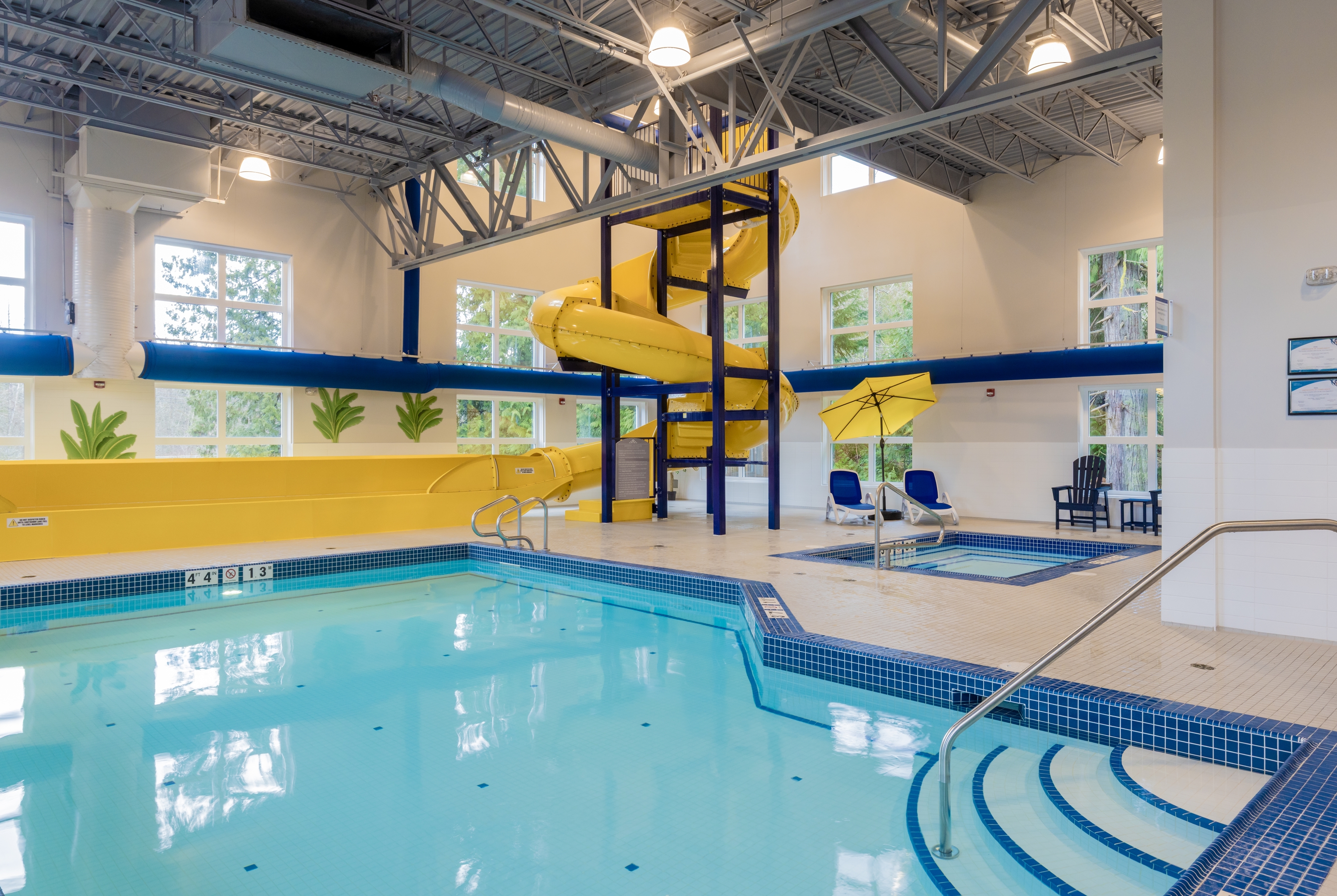 Pool at the Microtel Inn & Suites by Wyndham Oyster Bay in Ladysmith, British Columbia