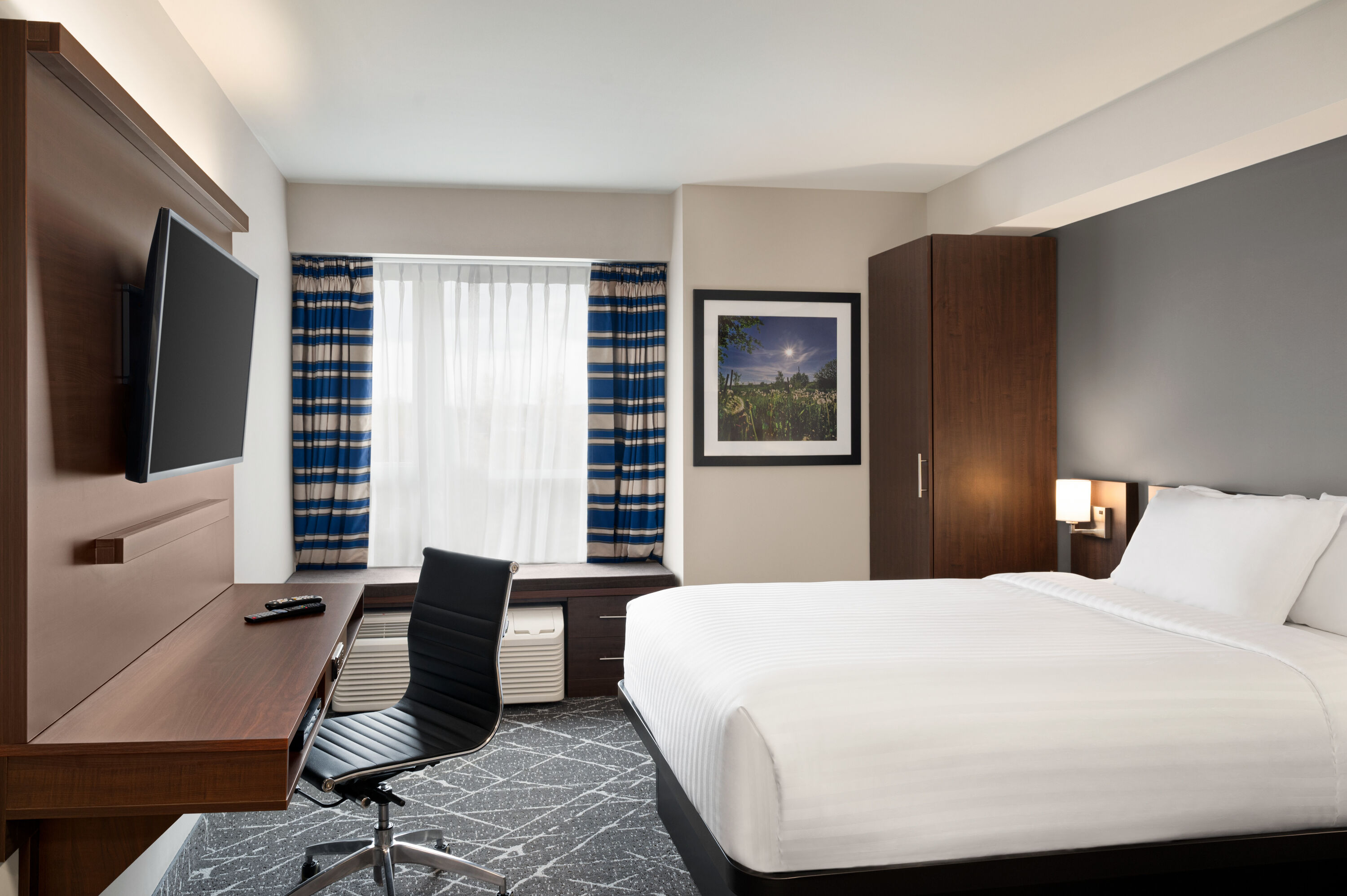 Guest room at the Microtel Inn & Suites by Wyndham Antigonish in Antigonish, Nova Scotia