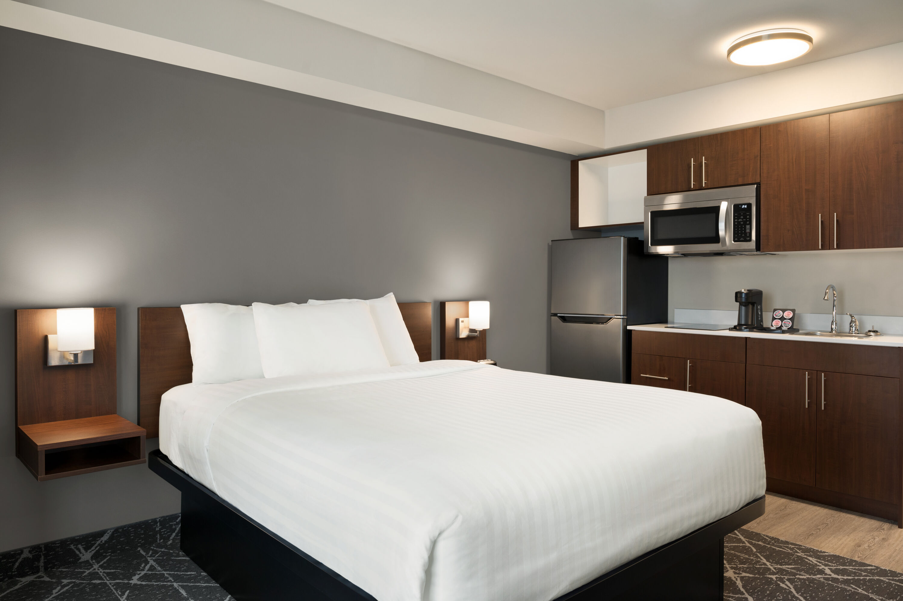 Guest room at the Microtel Inn & Suites by Wyndham Antigonish in Antigonish, Nova Scotia