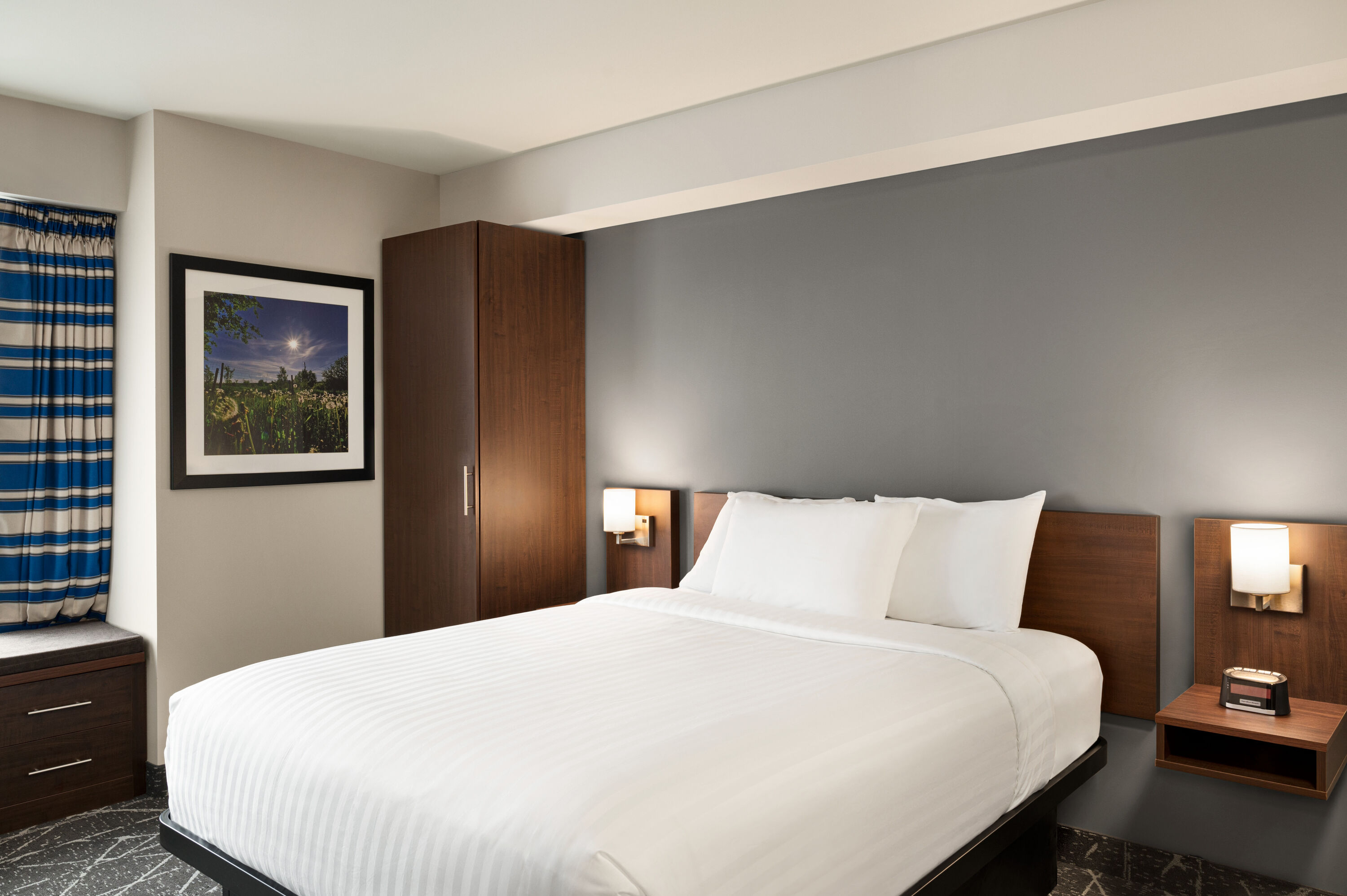 Guest room at the Microtel Inn & Suites by Wyndham Antigonish in Antigonish, Nova Scotia