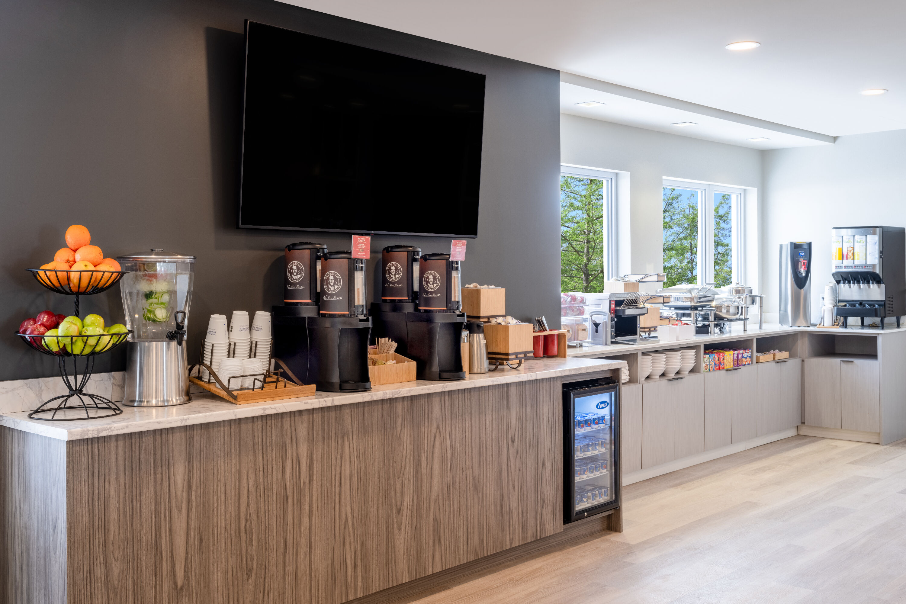 Free breakfast at Microtel Inn & Suites by Wyndham Kanata Ottawa West in Kanata, Ontario