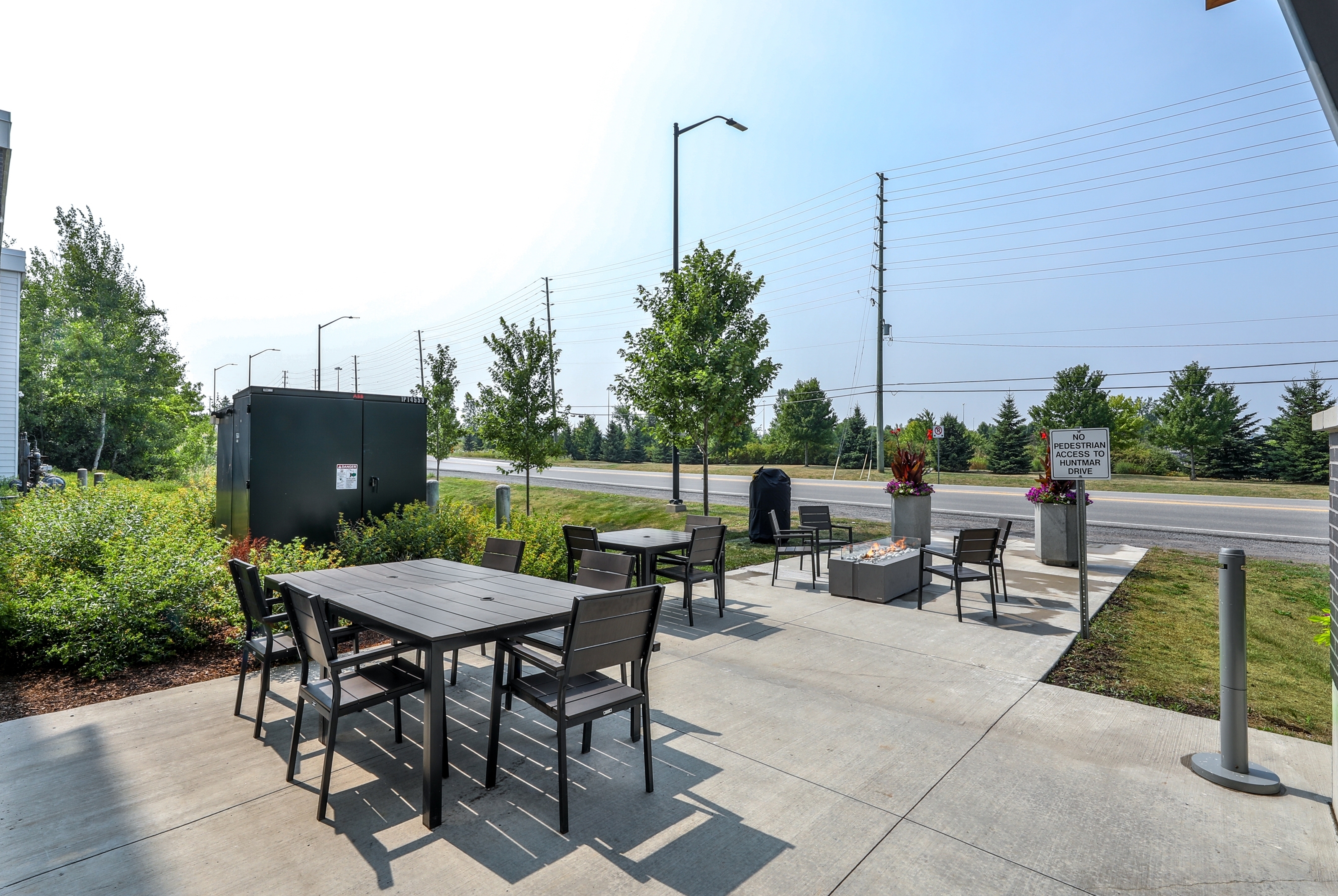 Firepit at Microtel Inn & Suites by Wyndham Kanata Ottawa West in Kanata, Ontario