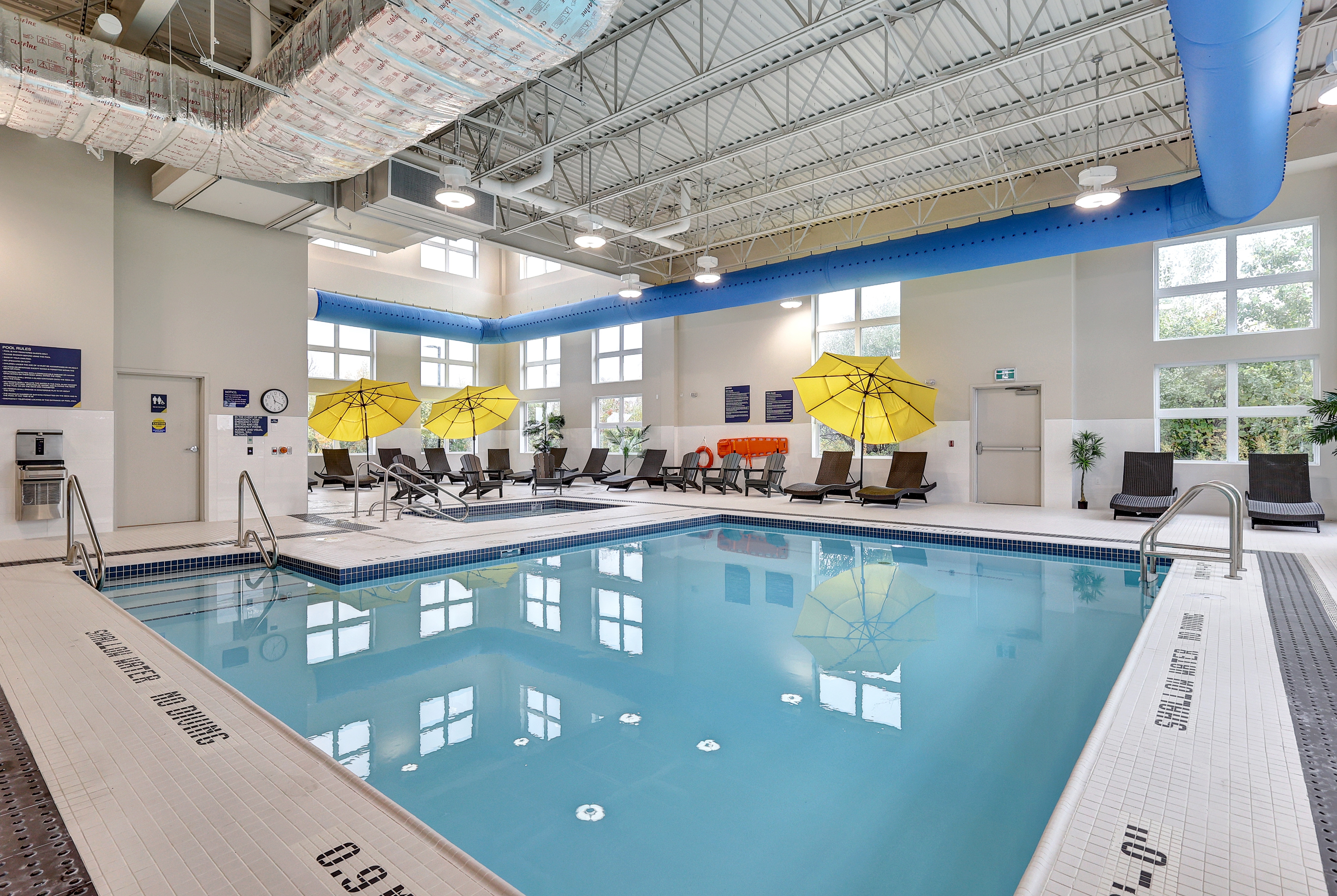 Pool at the Microtel Inn & Suites by Wyndham Kanata Ottawa West in Kanata, Ontario
