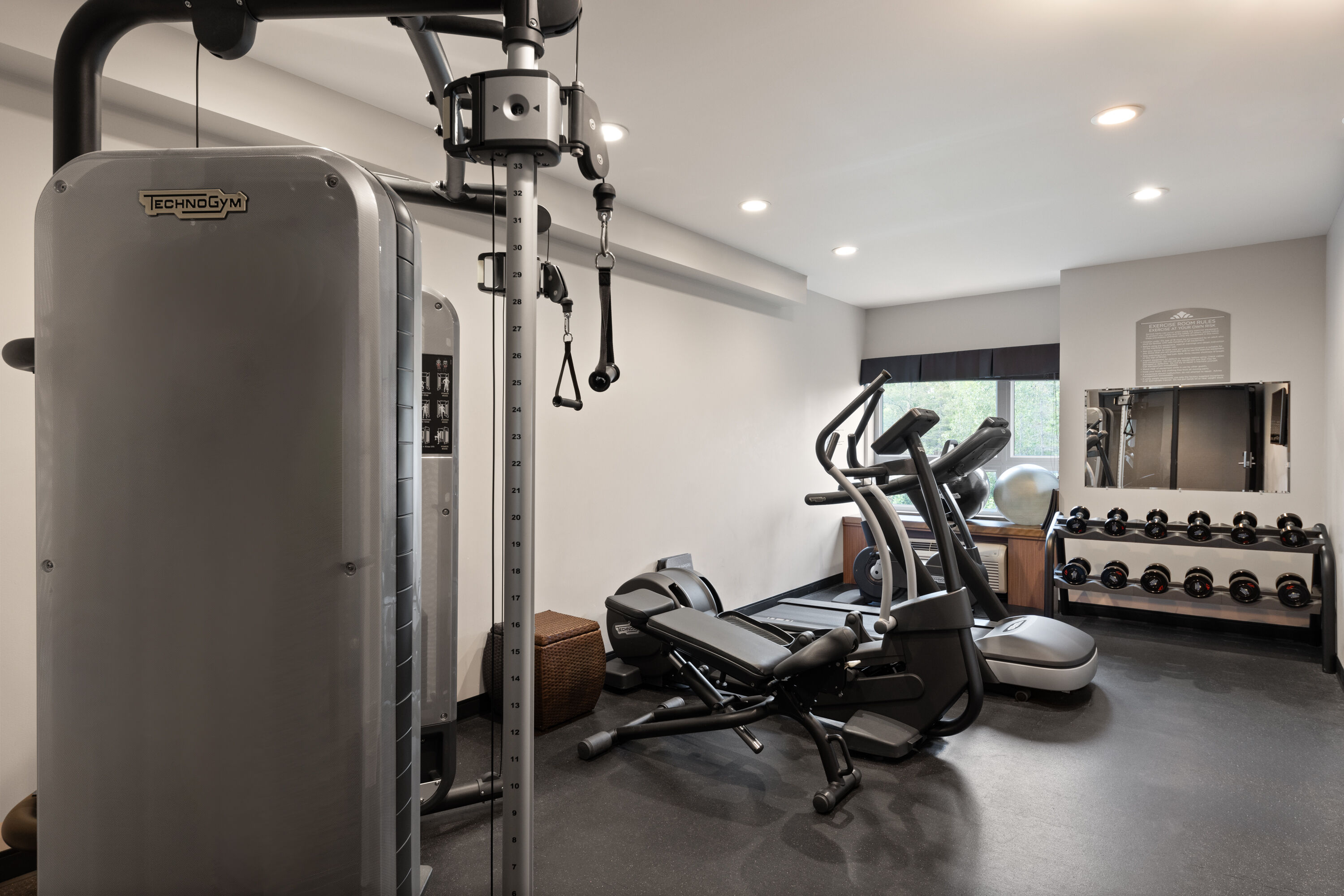 Fitness room at Microtel Inn & Suites by Wyndham Kirkland Lake in Kirkland Lake, Ontario