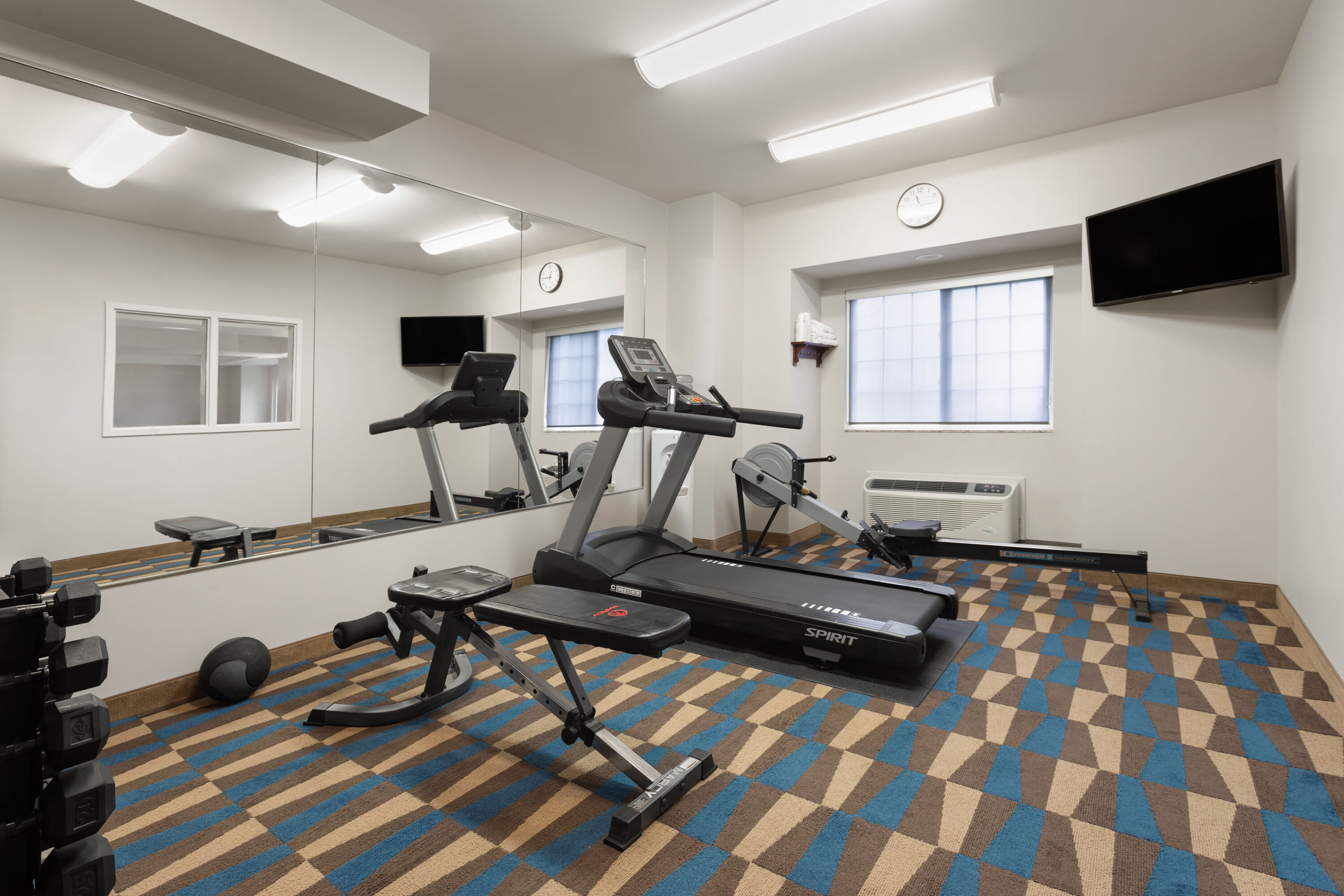 Fitness room at Microtel Inn & Suites by Wyndham Sault Ste. Marie in Sault Sainte Marie, Ontario