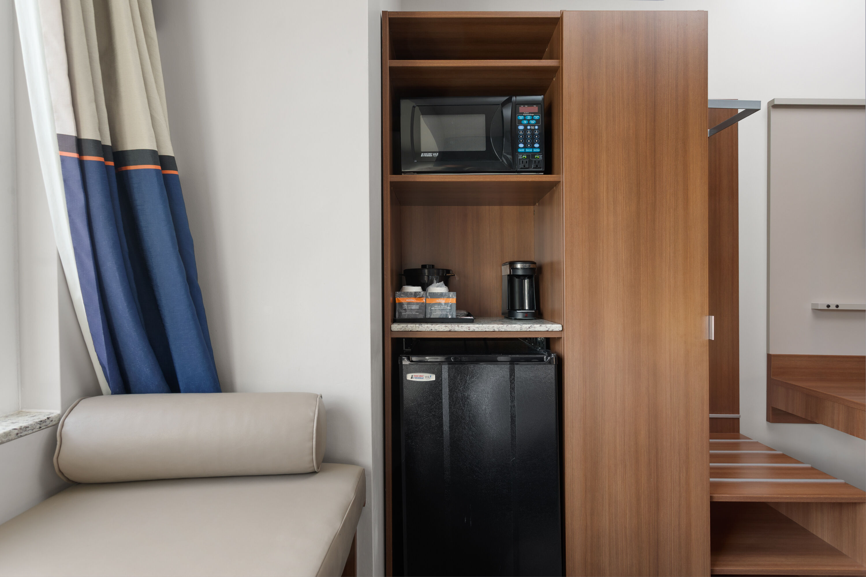 Guest room at the Microtel Inn & Suites by Wyndham Sault Ste. Marie in Sault Sainte Marie, Ontario