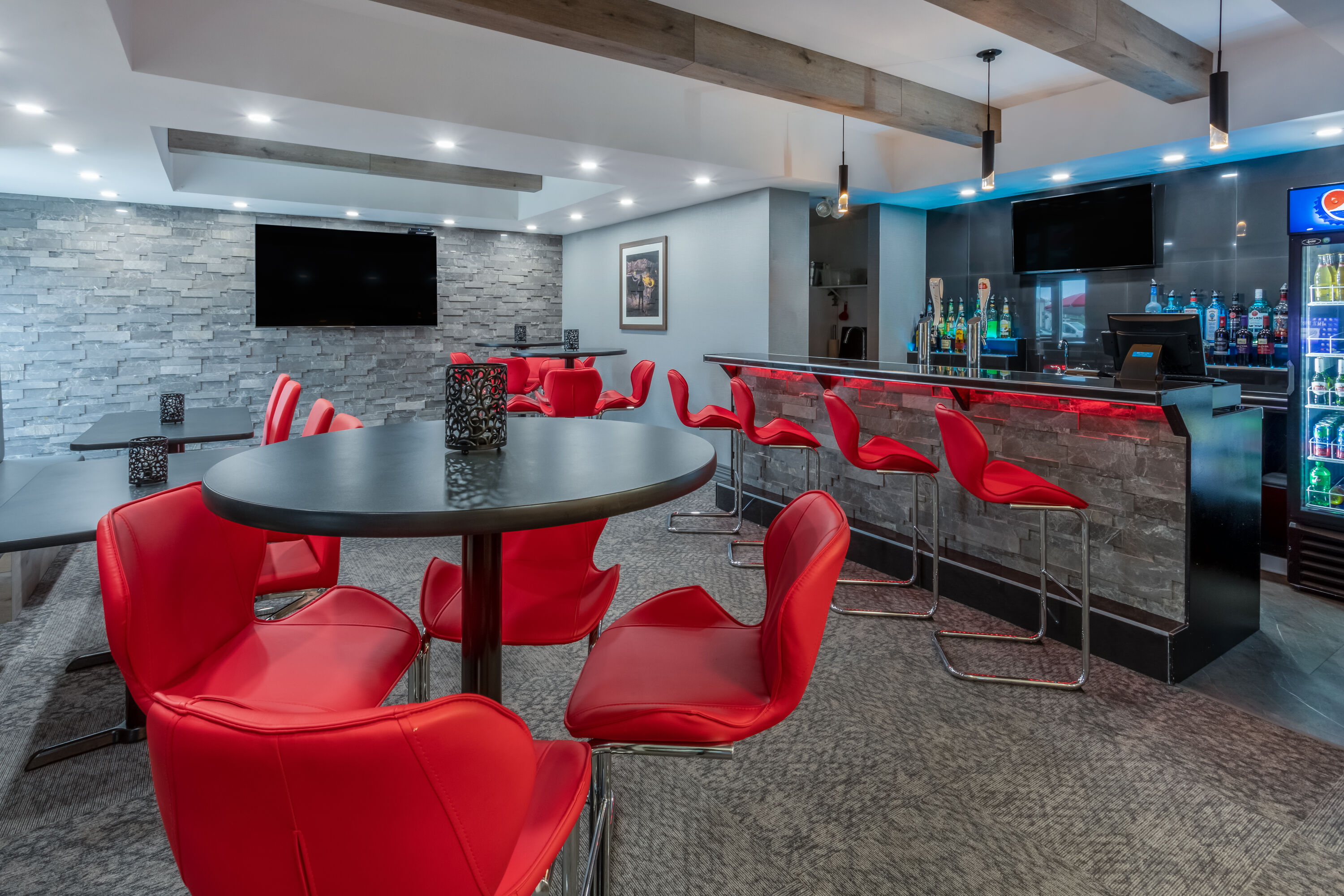 Bar at Microtel Inn & Suites by Wyndham Timmins in Timmins, Ontario