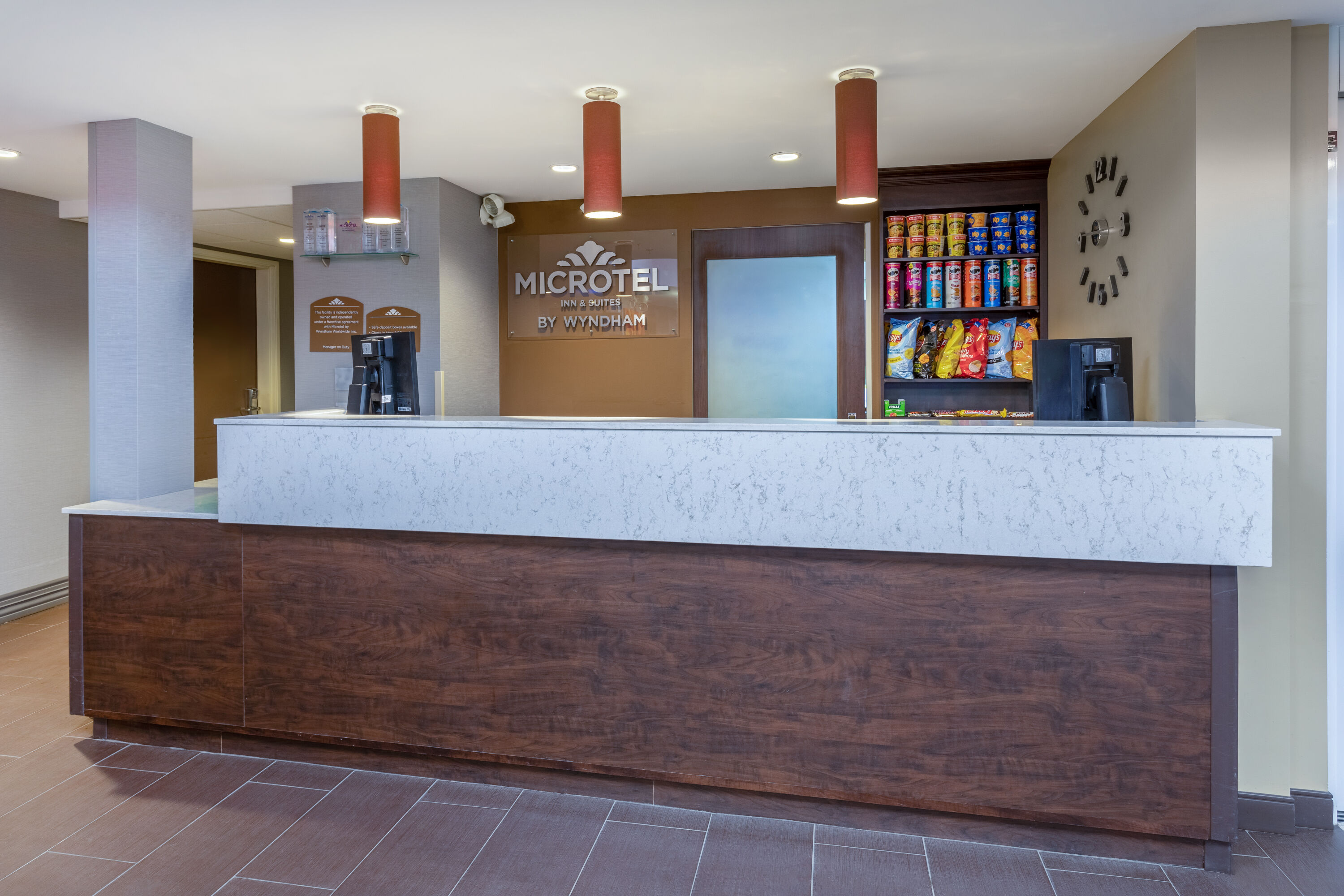 Microtel Inn & Suites by Wyndham Timmins reception in Timmins, Ontario