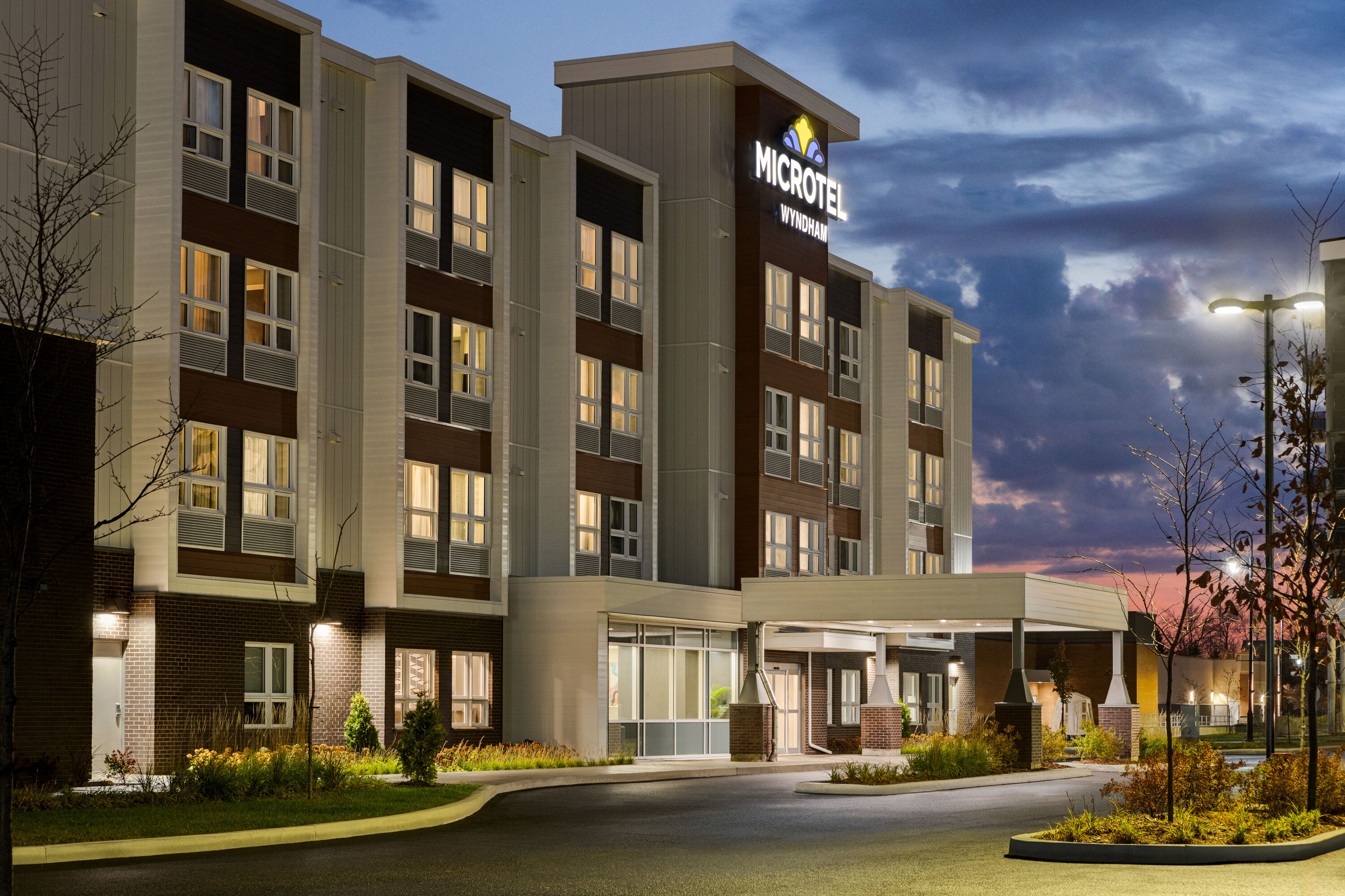Exterior of Microtel Inn & Suites by Wyndham Boisbriand hotel in Boisbriand, Quebec