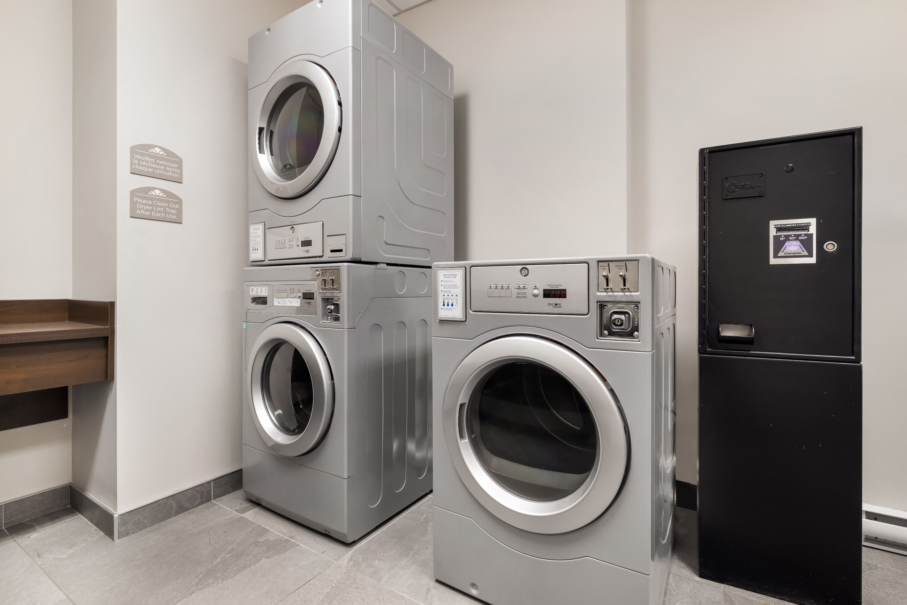Laundry facilities at Microtel Inn & Suites by Wyndham Mont Tremblant in Mont-Tremblant, Quebec