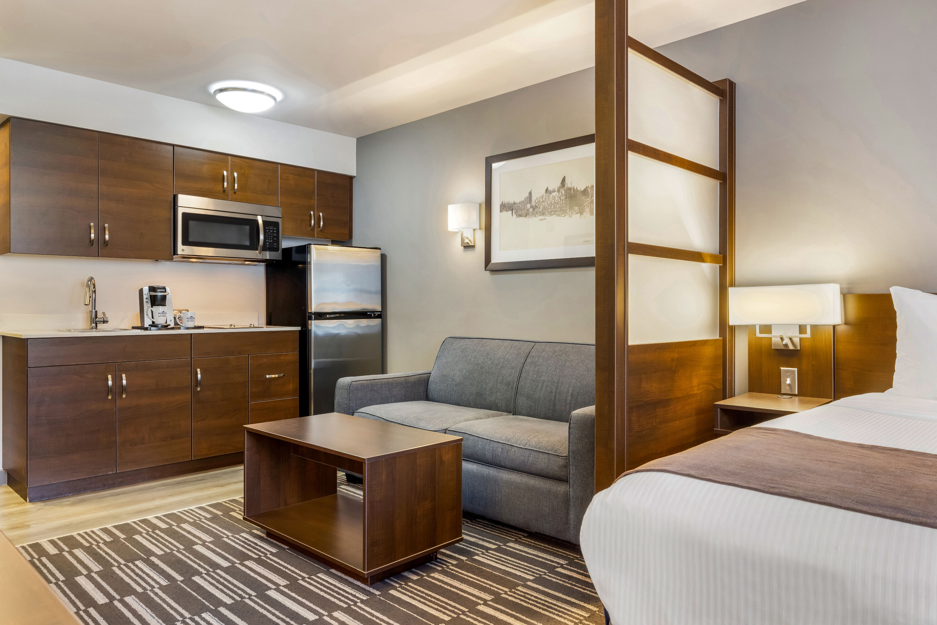 Microtel Inn & Suites by Wyndham Mont Tremblant suite in Mont-Tremblant, Quebec