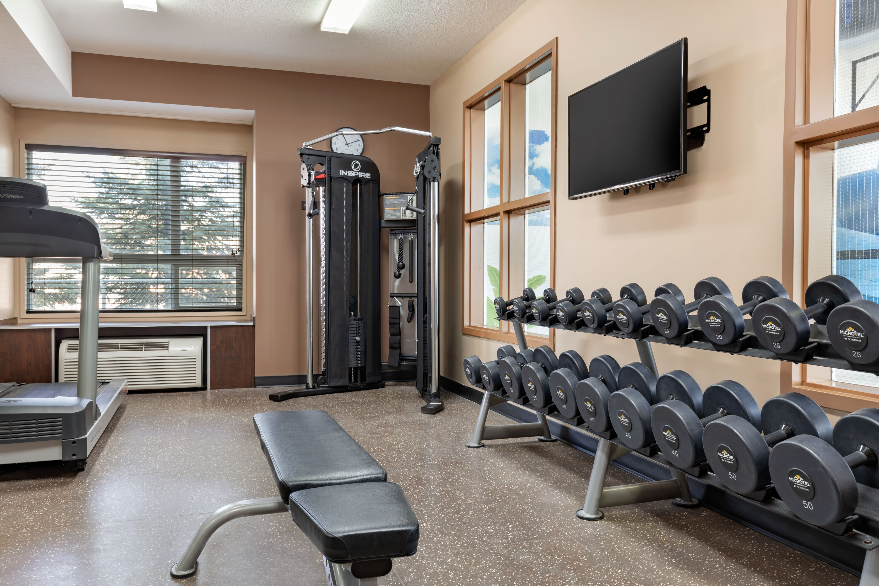 Health club at Microtel Inn & Suites by Wyndham Estevan in Estevan, Saskatchewan