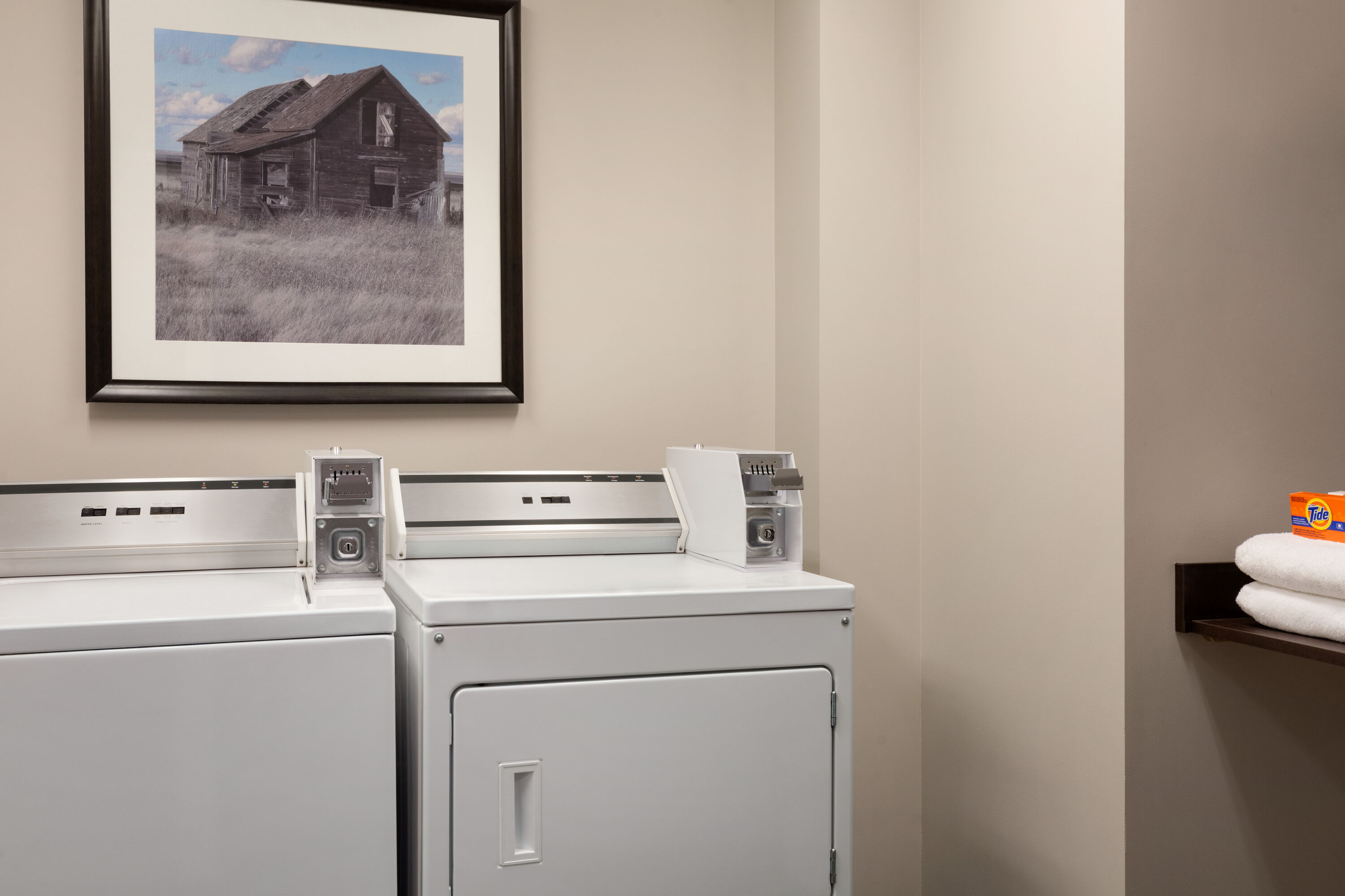 Laundry facilities at Microtel Inn & Suites by Wyndham Estevan in Estevan, Saskatchewan