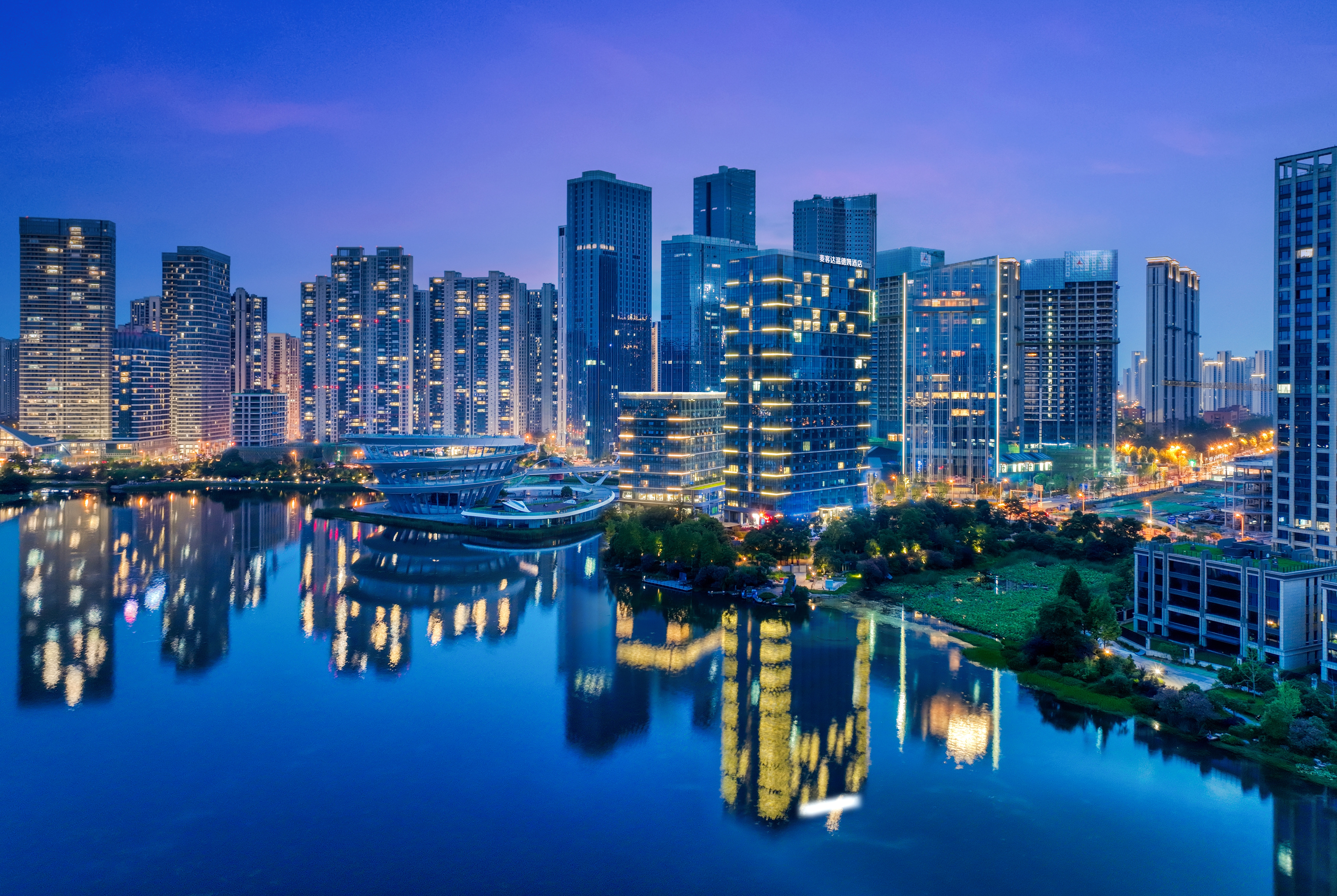 Exterior of Microtel by Wyndham Changsha Meixi Lake hotel in Changsha, Other than US/Canada