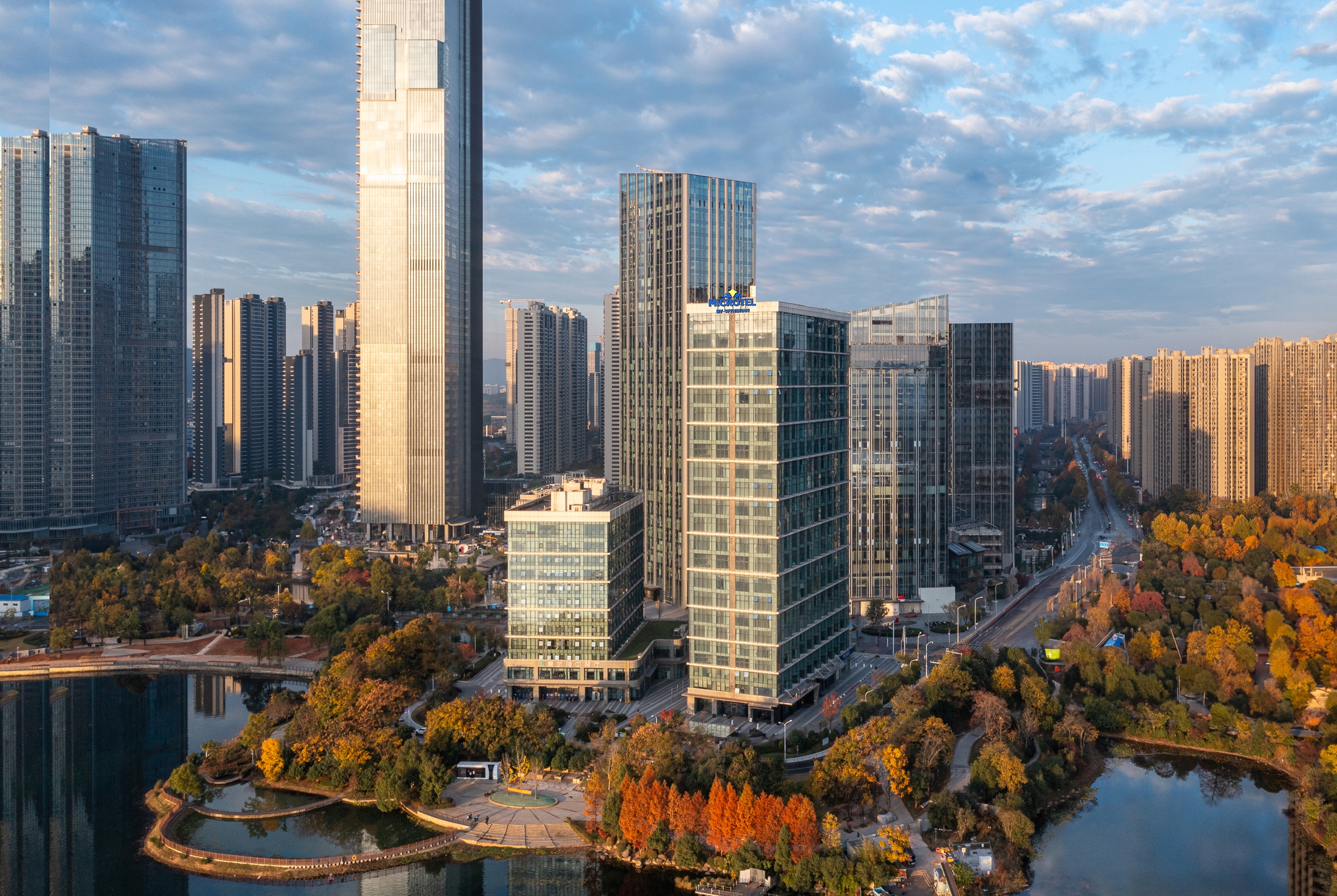 Exterior of Microtel by Wyndham Changsha Meixi Lake hotel in Changsha, Other than US/Canada