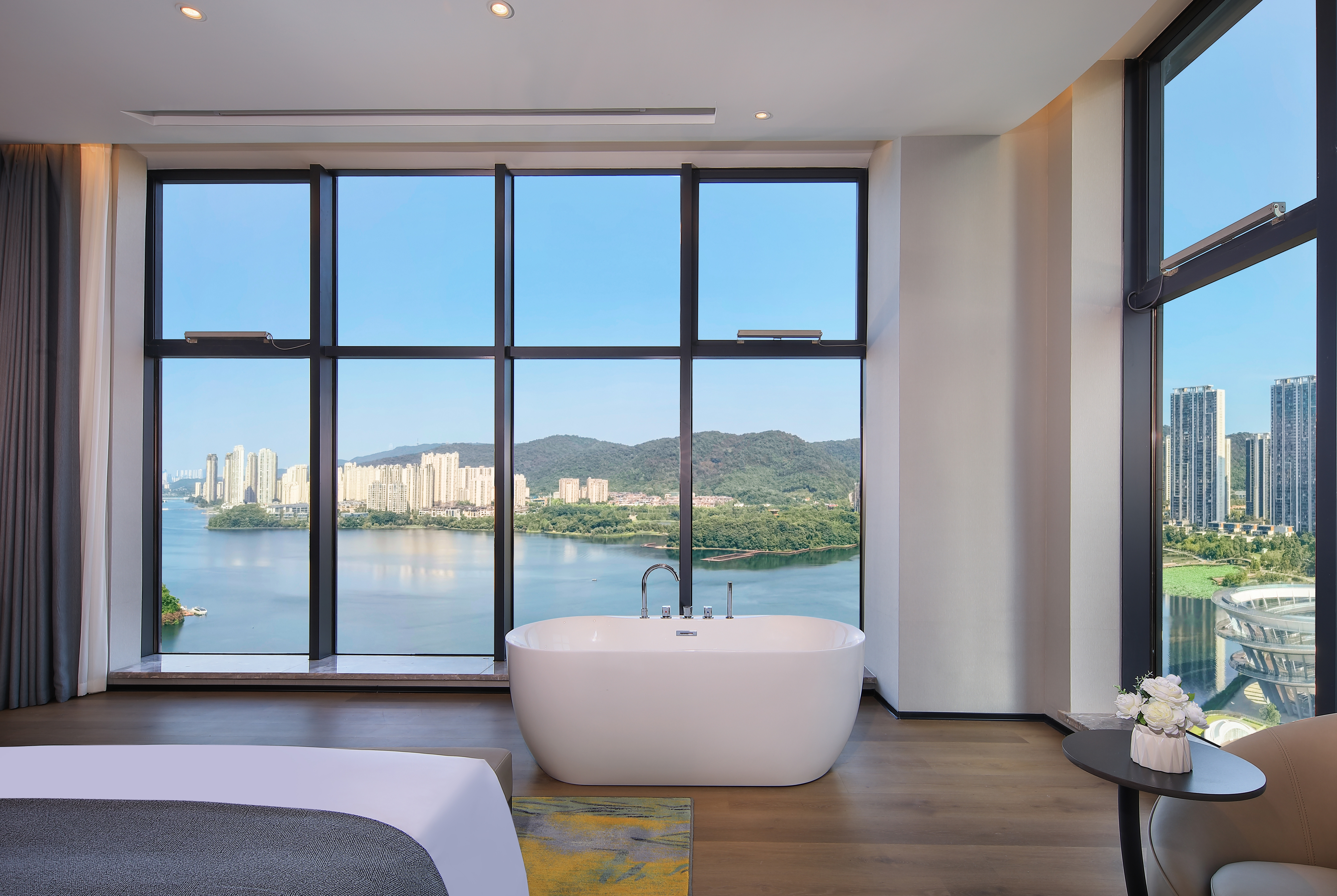 Guest room at the Microtel by Wyndham Changsha Meixi Lake in Changsha, Other than US/Canada