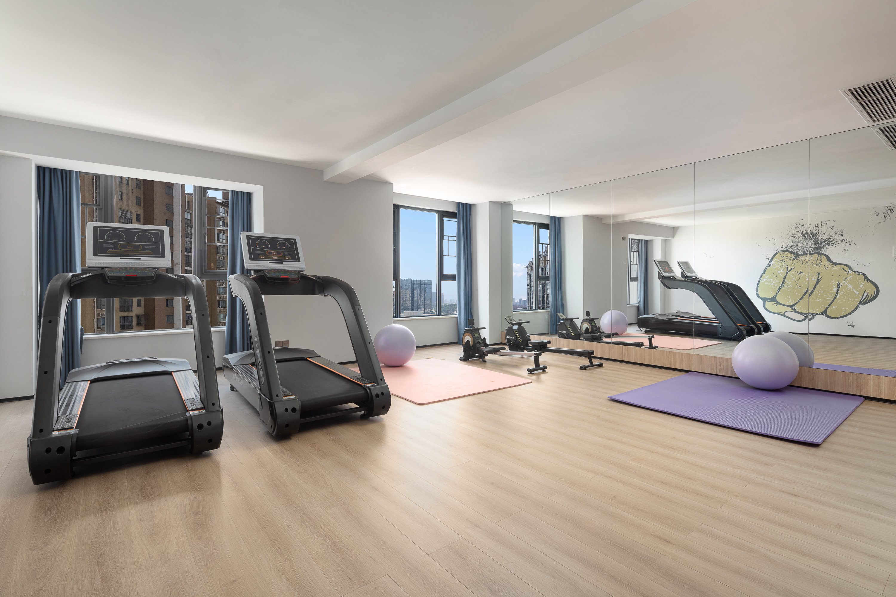Fitness room at Microtel by Wyndham Changsha South Railway Station in Changsha, Other than US/Canada