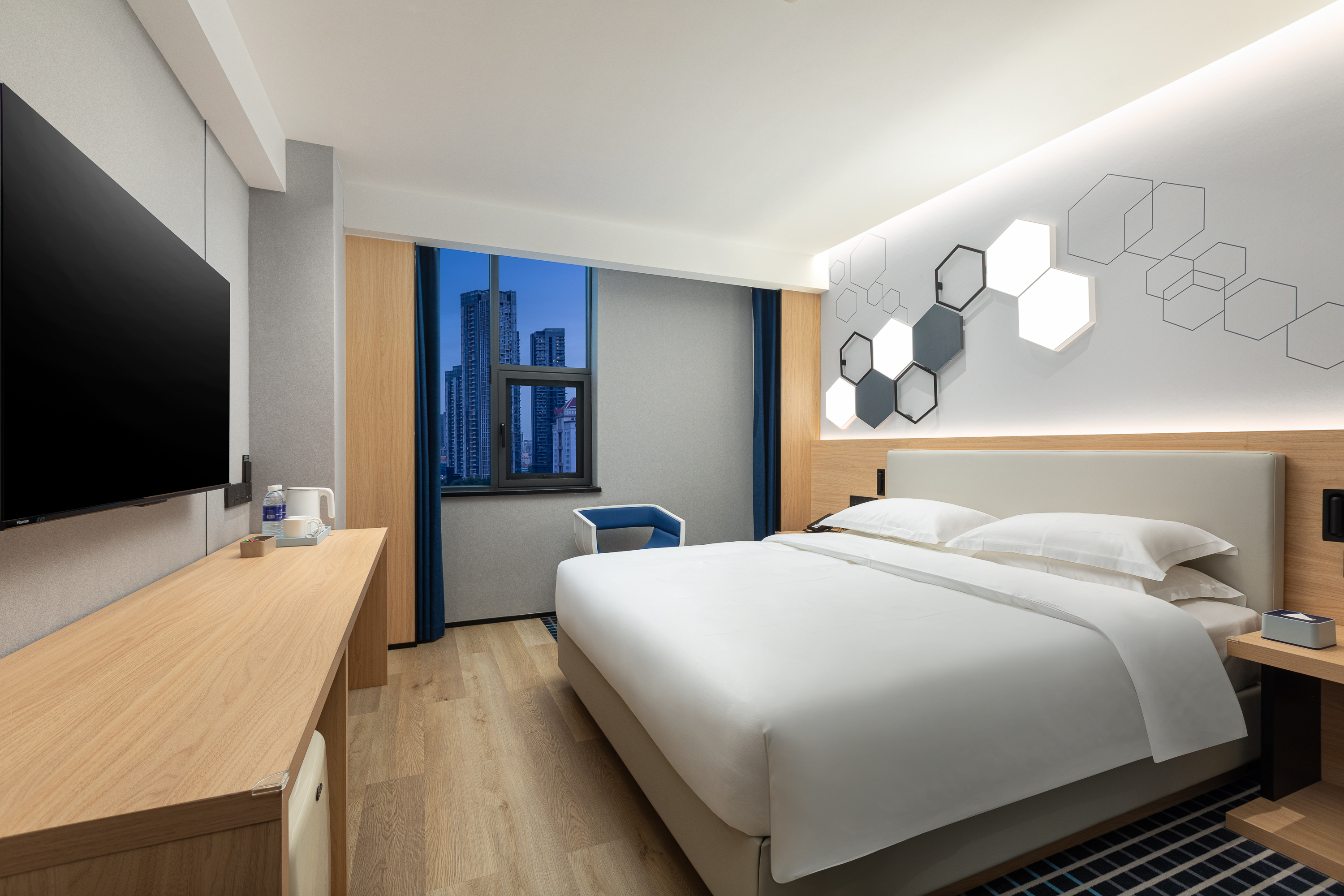 Guest room at the Microtel by Wyndham Chengdu Jinniu in Chengdu, Other than US/Canada