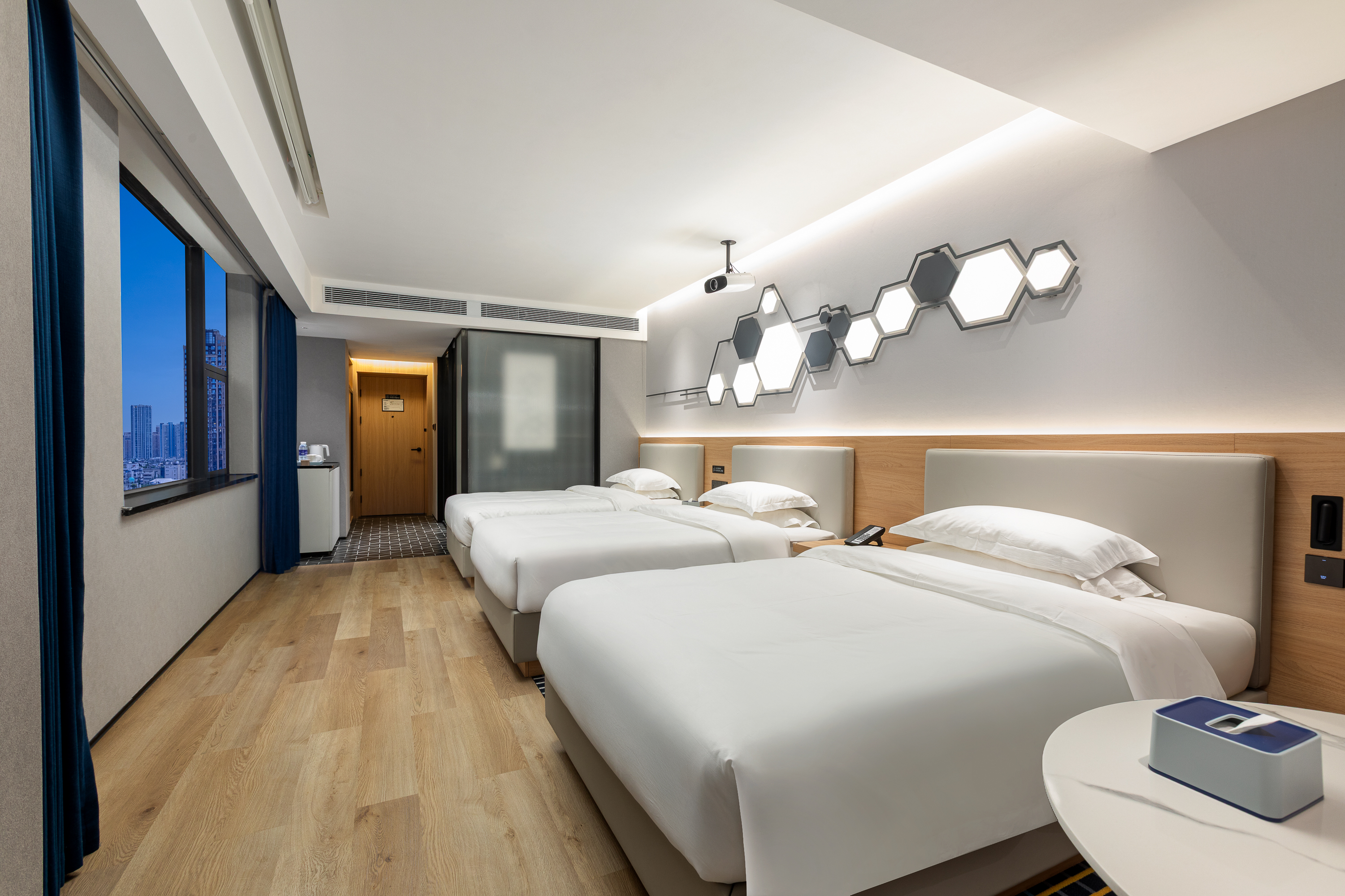 Guest room at the Microtel by Wyndham Chengdu Jinniu in Chengdu, Other than US/Canada