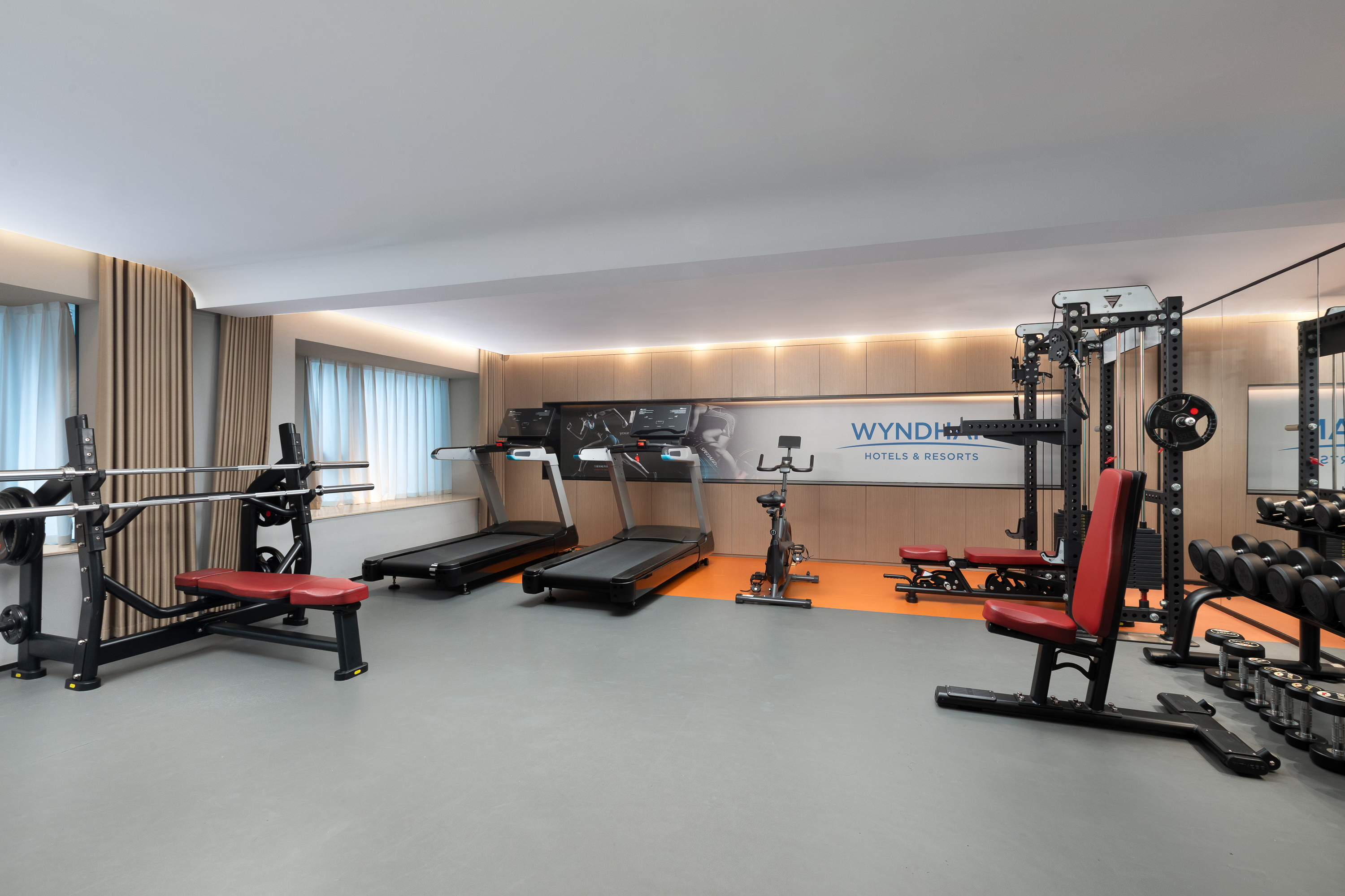 Fitness room at Microtel by Wyndham Enshi Jianshi in Enshi, Other than US/Canada