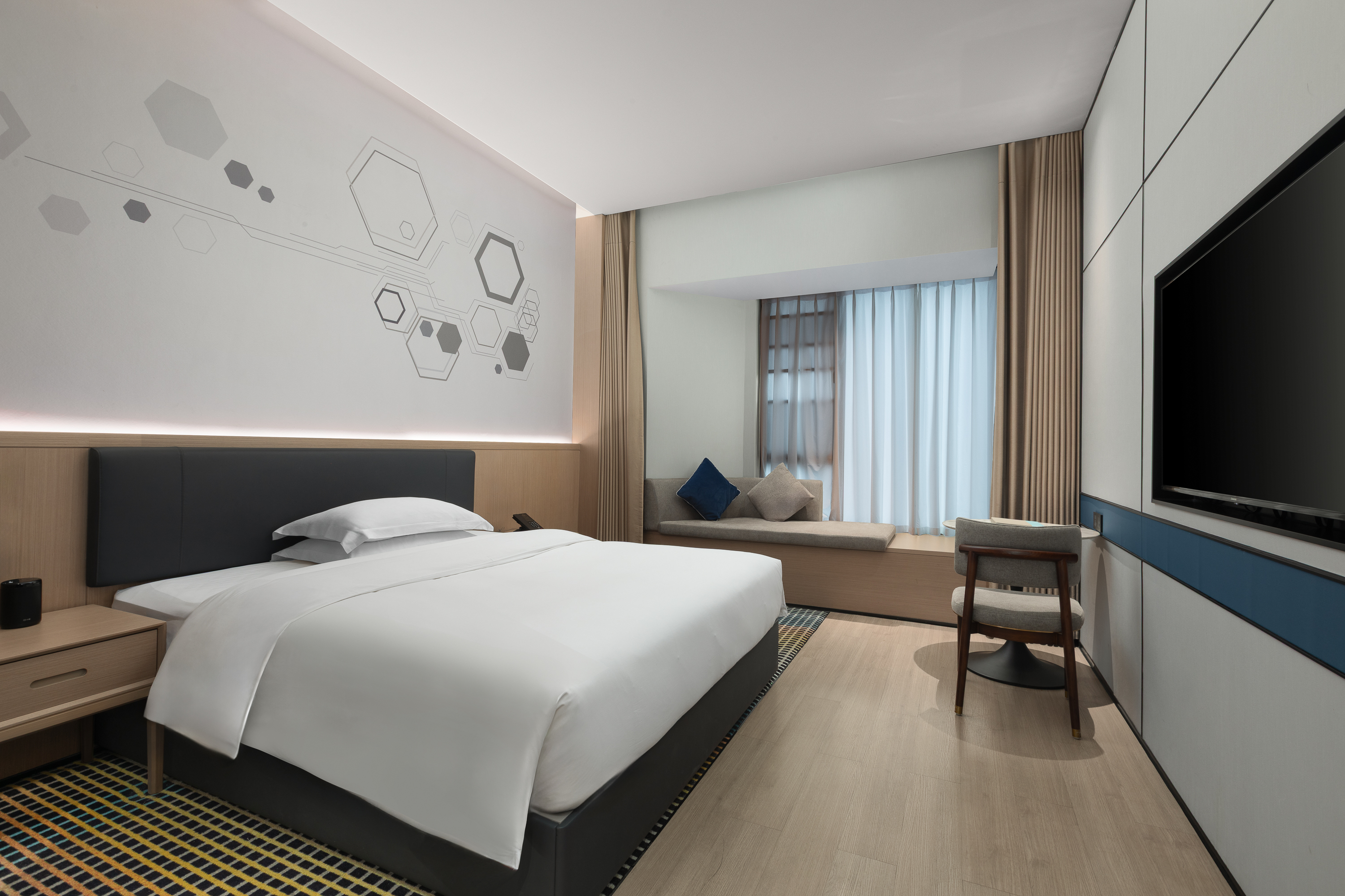 Guest room at the Microtel by Wyndham Enshi Jianshi in Enshi, Other than US/Canada