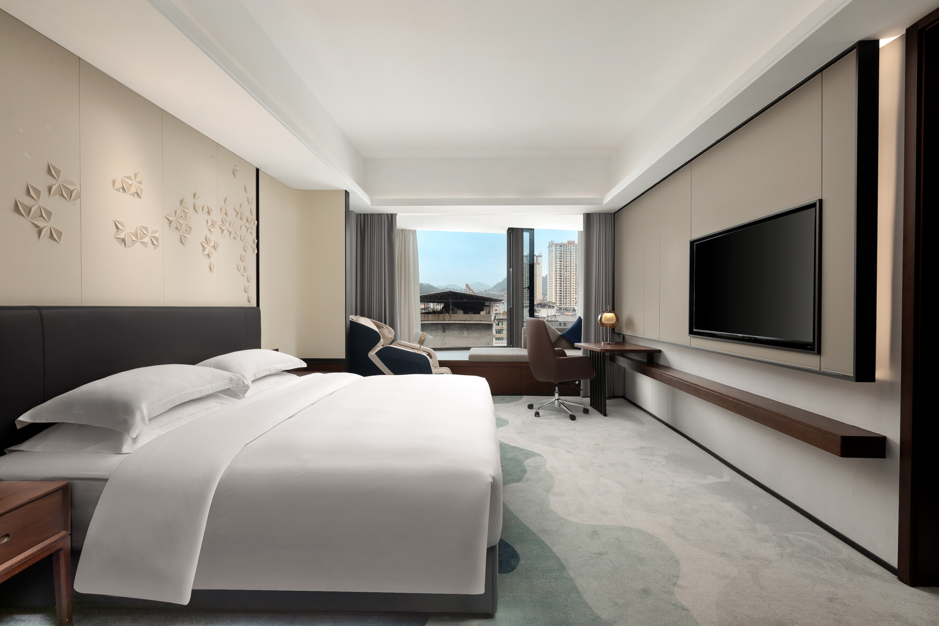 Guest room at the Microtel by Wyndham Enshi Jianshi in Enshi, Other than US/Canada