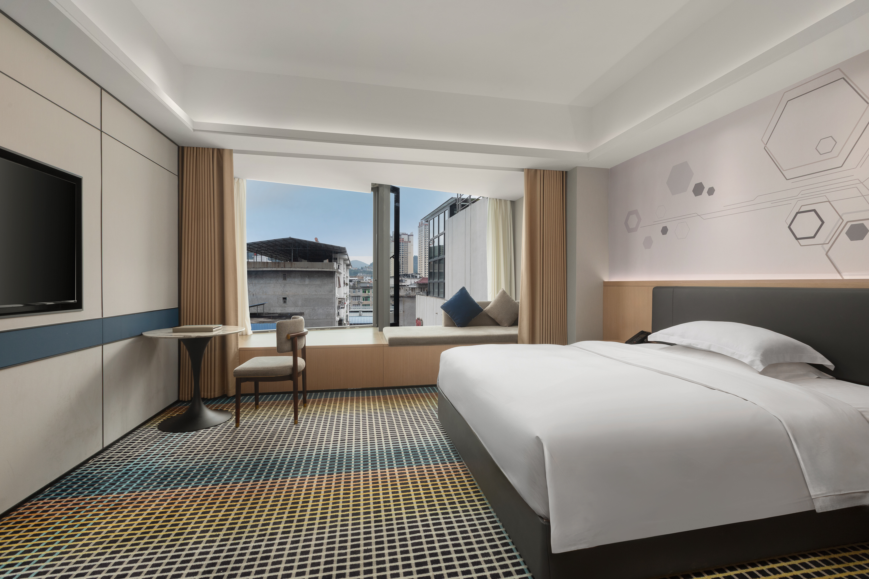 Guest room at the Microtel by Wyndham Enshi Jianshi in Enshi, Other than US/Canada