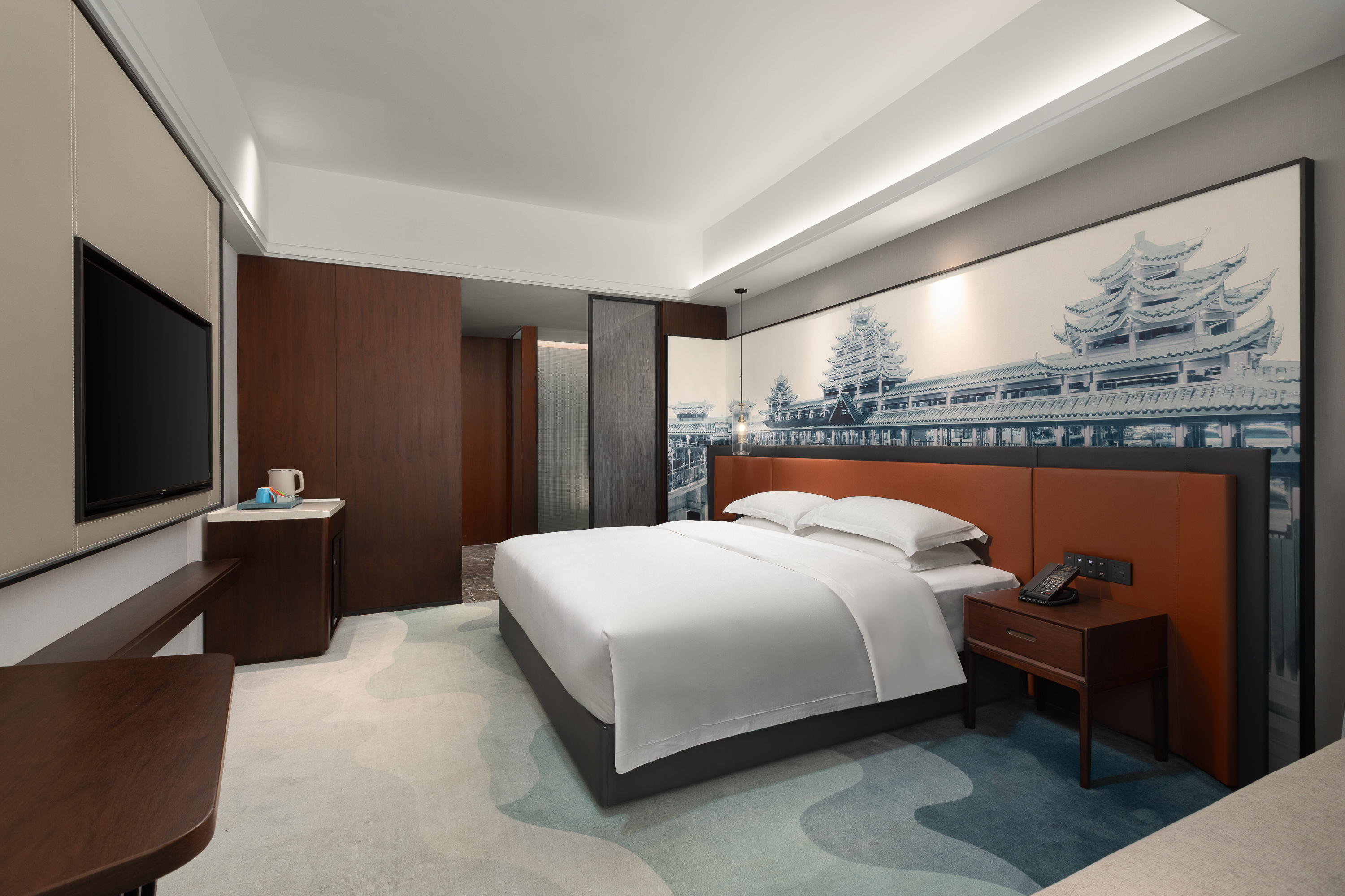 Guest room at the Microtel by Wyndham Enshi Jianshi in Enshi, Other than US/Canada