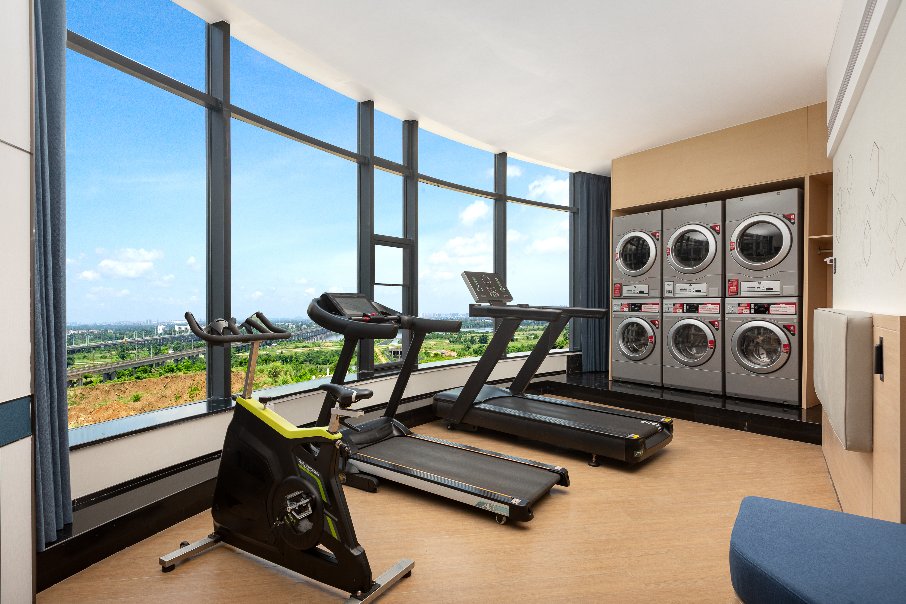 Fitness room at Microtel by Wyndham Haikou Meilan International Airport in Haikou City, Other than US/Canada