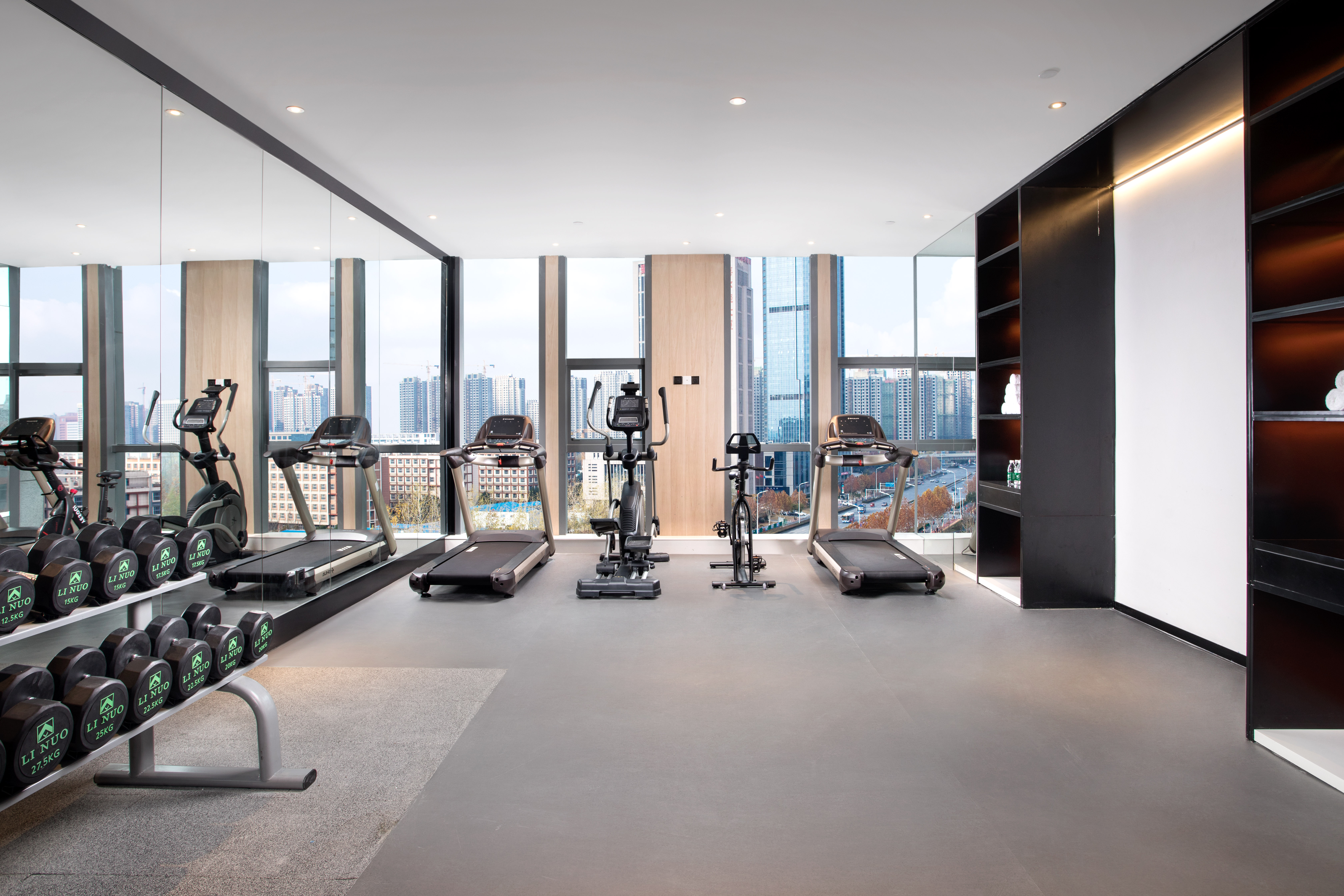 Fitness room at Microtel By Wyndham Hefei in Hefei, Other than US/Canada