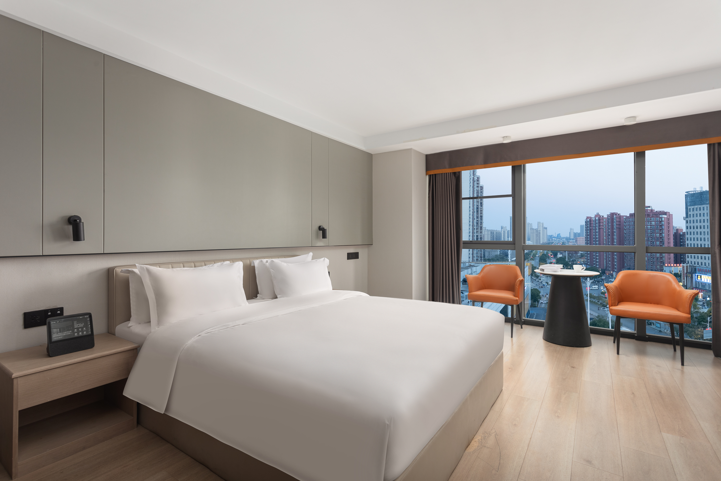 Guest room at the Microtel by Wyndham Nanchang in Nanchang, Other than US/Canada