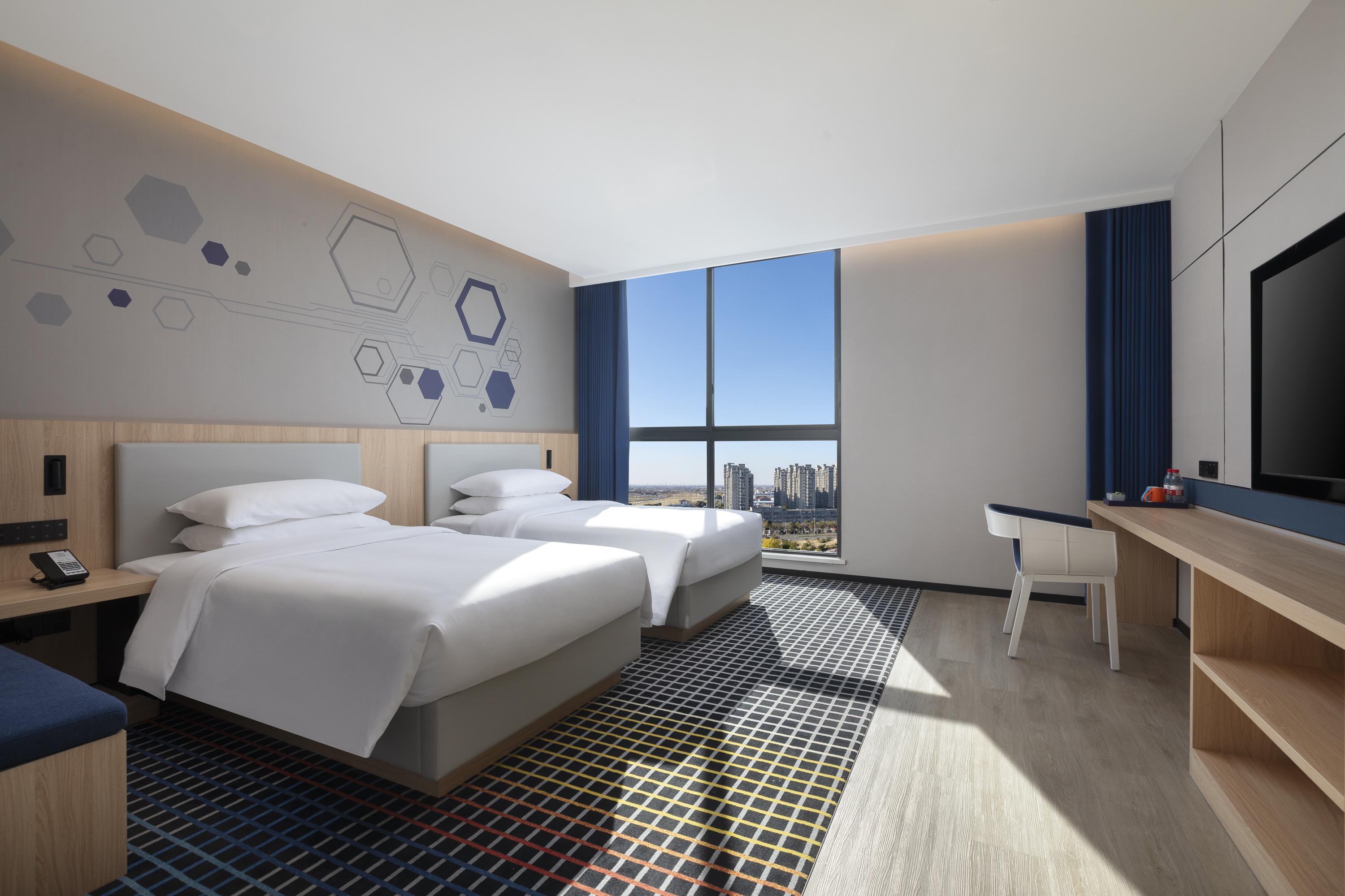 Guest room at the Microtel by Wyndham Taicang Shaxi in Suzhou, Other than US/Canada