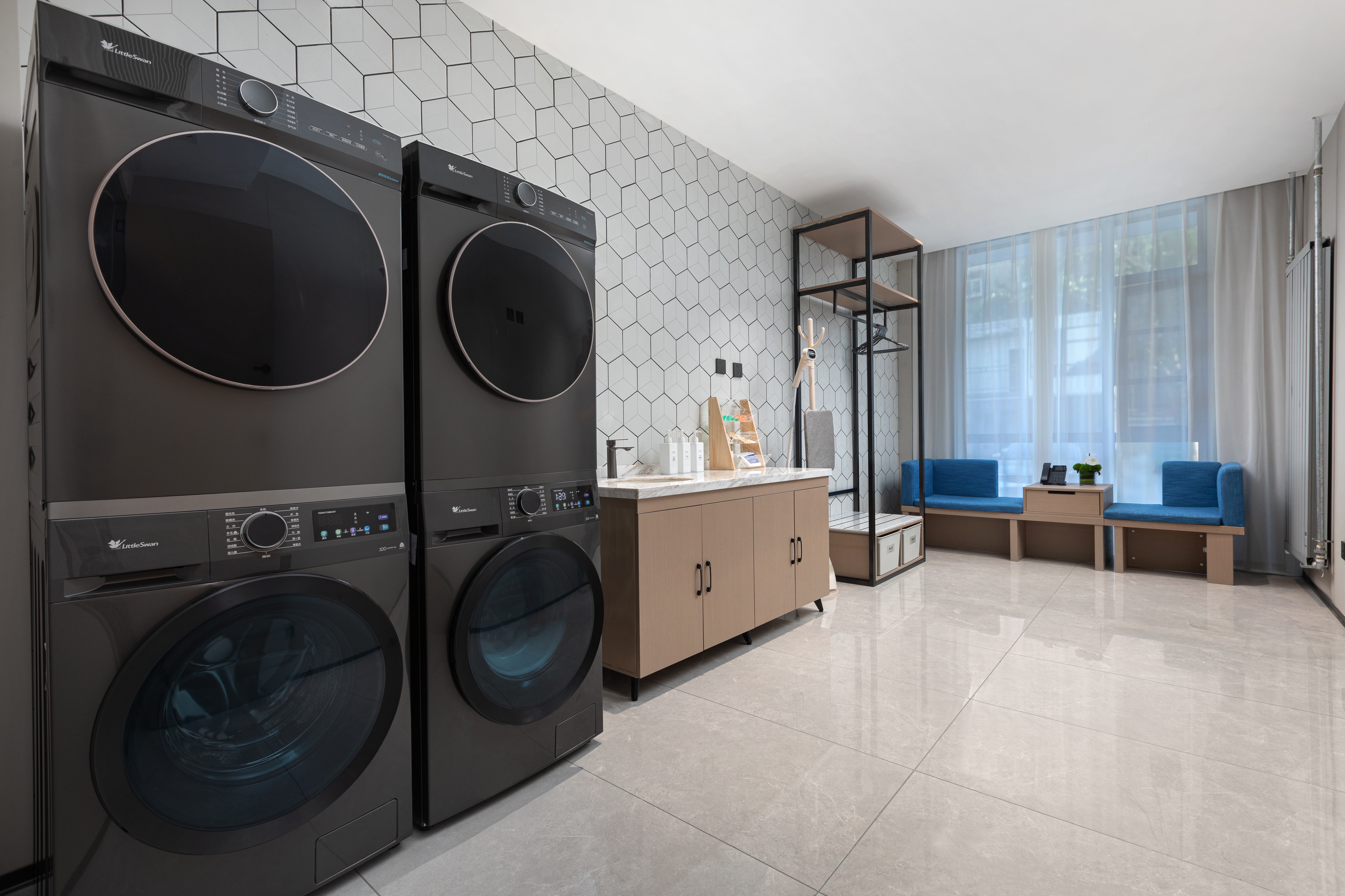 Laundry facilities at Microtel by Wyndham Xian Beilin in Xian, Other than US/Canada