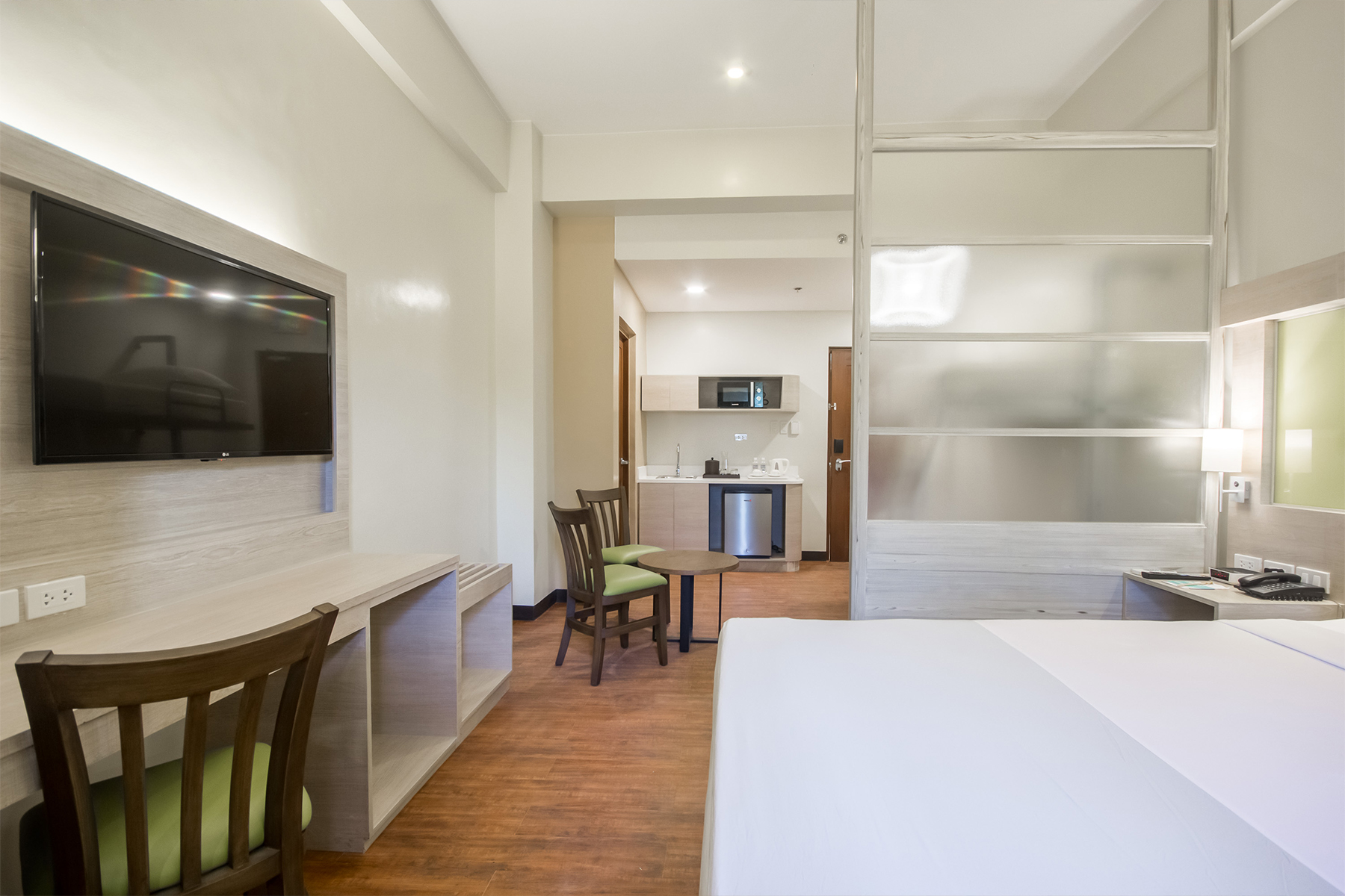 Guest room at the Microtel Inn & Suites by Wyndham San Fernando in San Fernando, Other than US/Canada