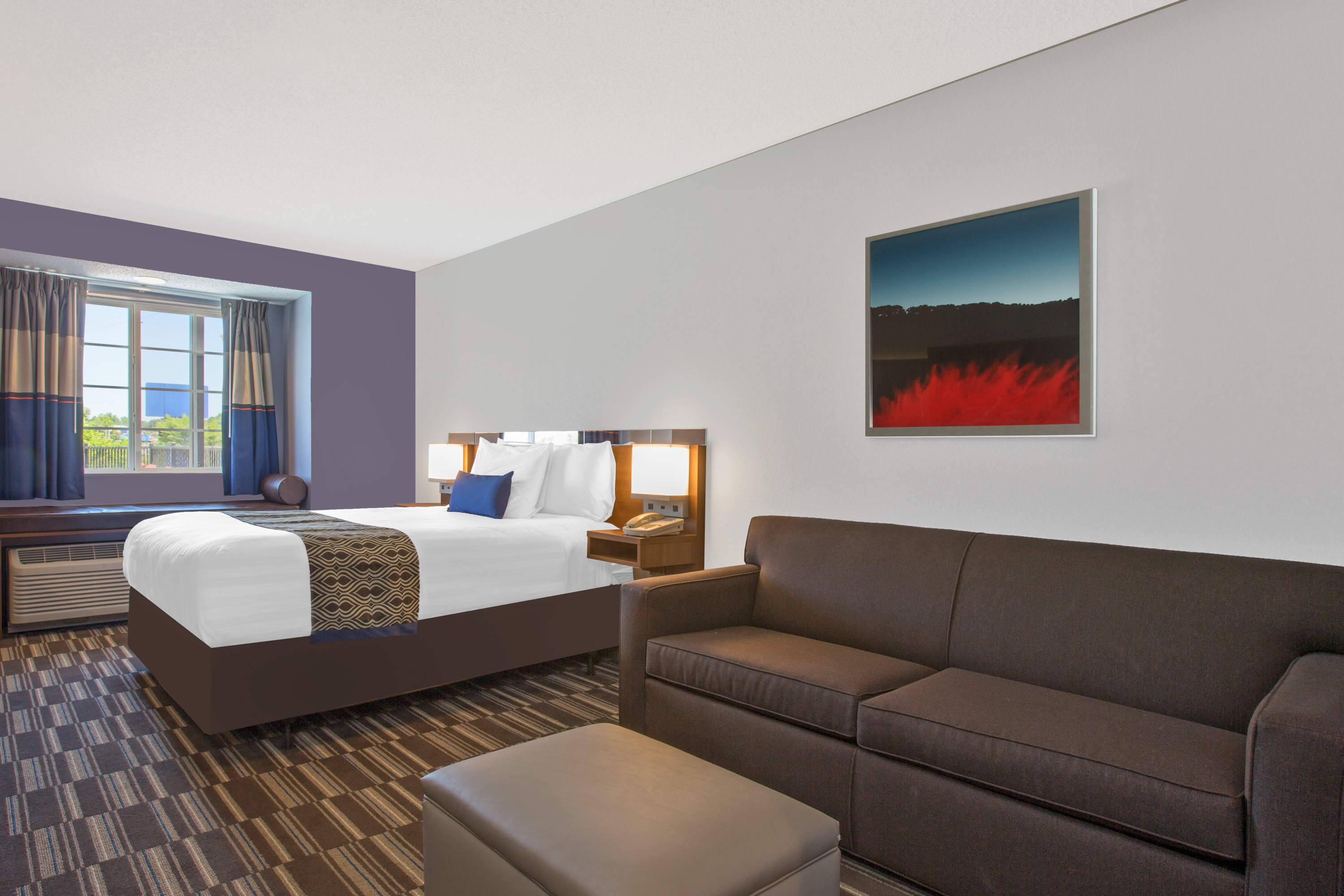 Guest room at the Microtel Inn & Suites by Wyndham Gardendale/Birmingham North in Gardendale, Alabama