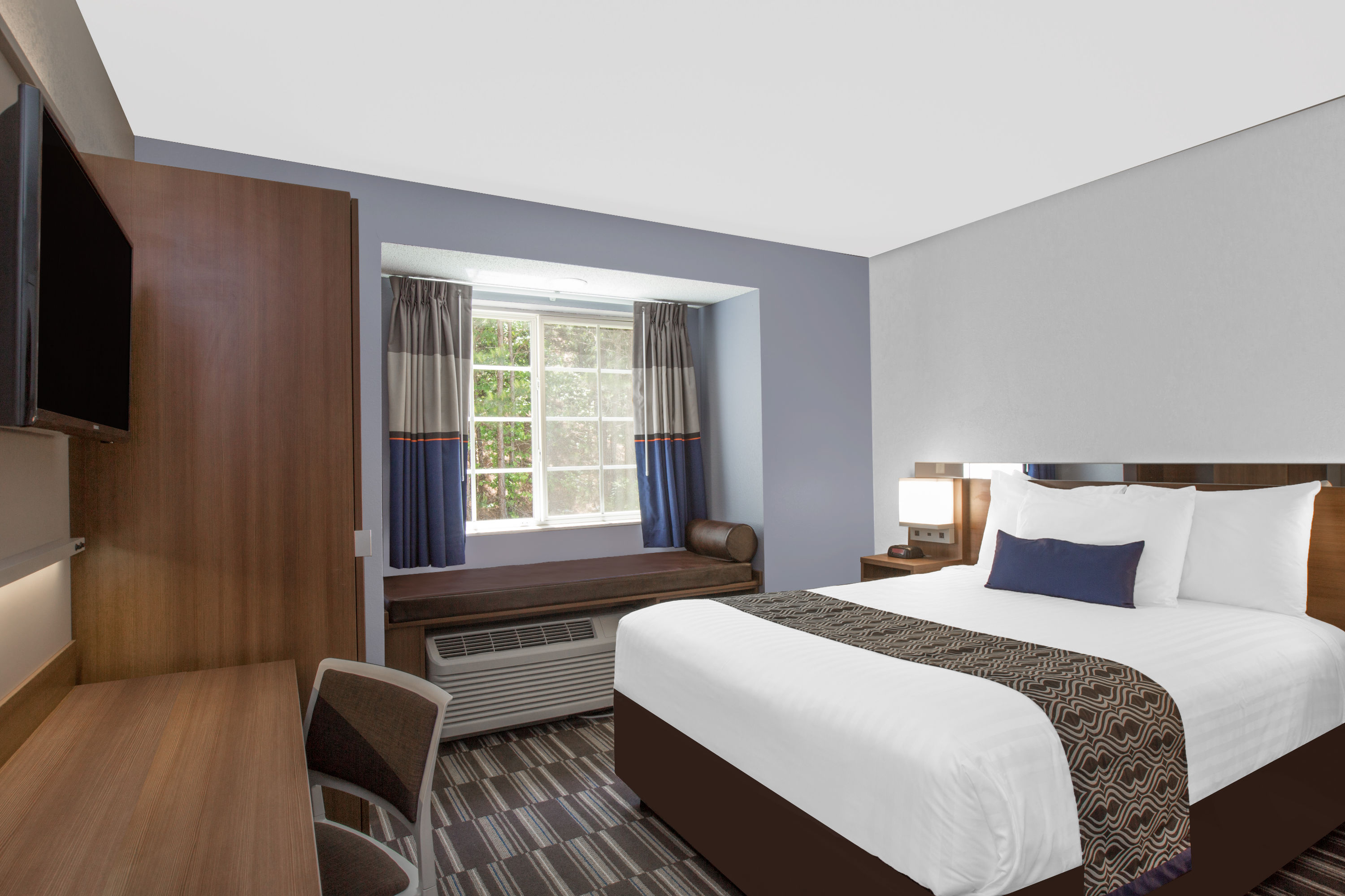 Guest room at the Microtel Inn & Suites by Wyndham Gardendale/Birmingham North in Gardendale, Alabama