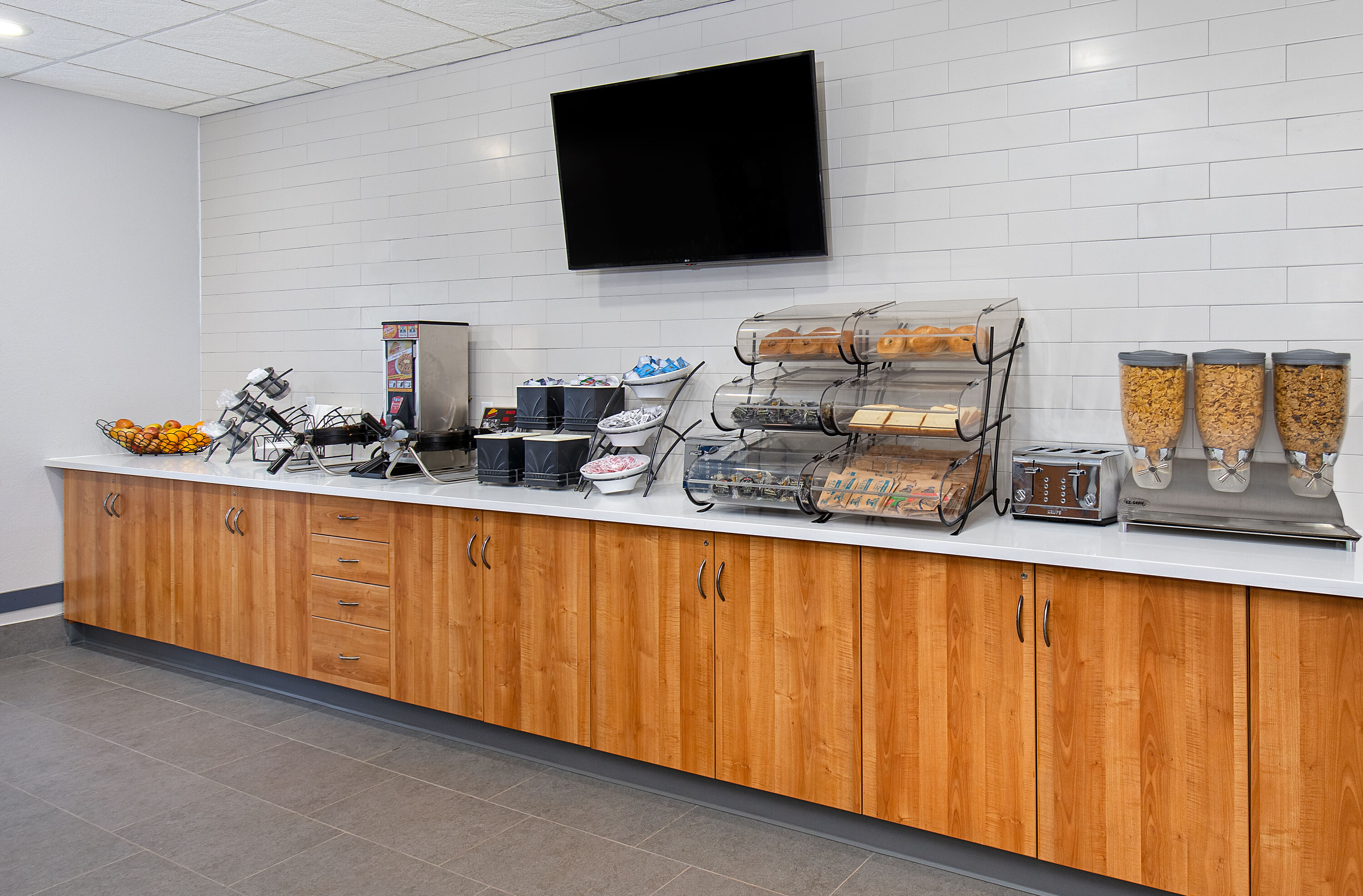 Free breakfast at Microtel Inn & Suites by Wyndham Opelika in Opelika, Alabama