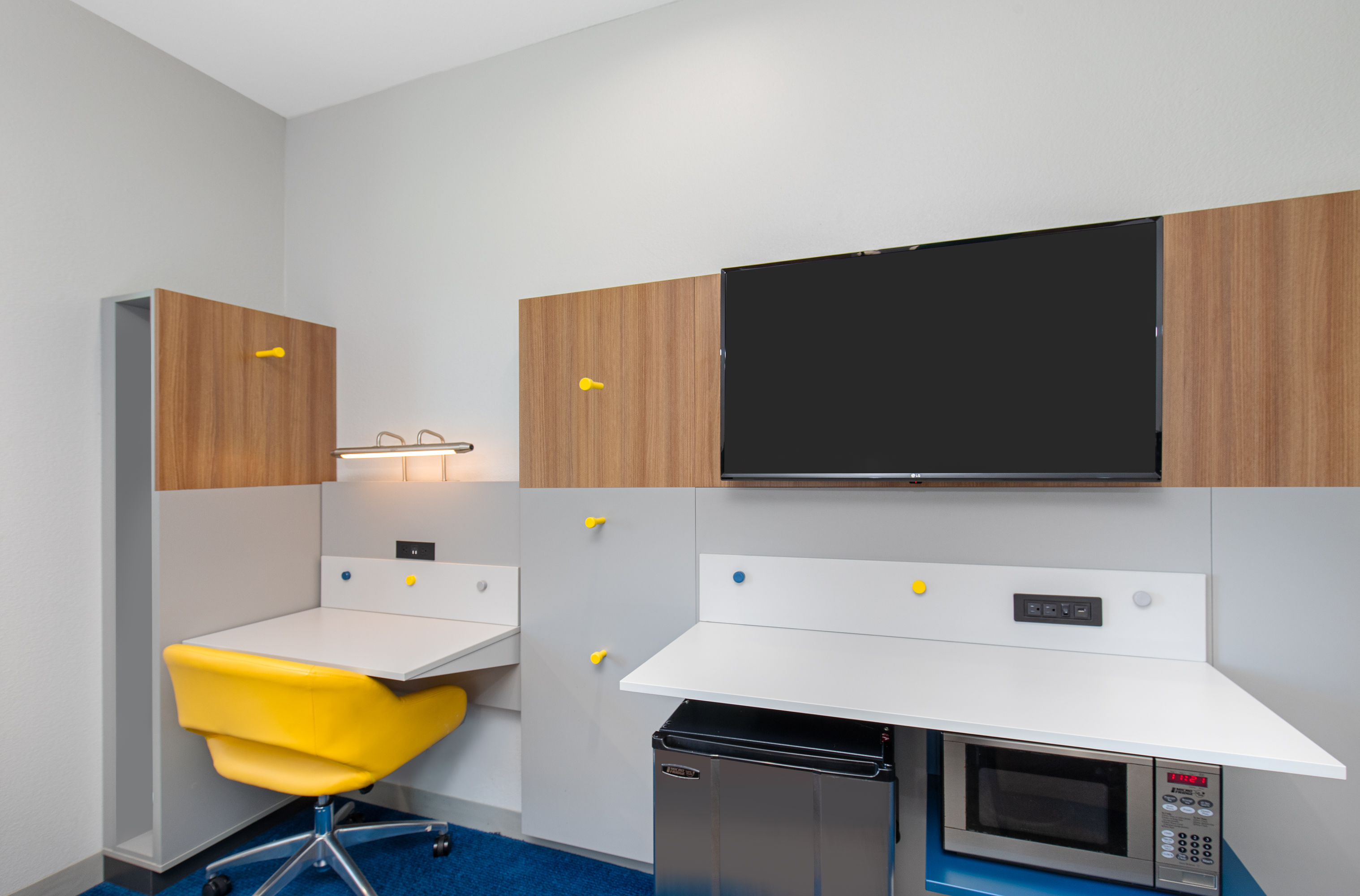 Guest room at the Microtel Inn & Suites by Wyndham Opelika in Opelika, Alabama