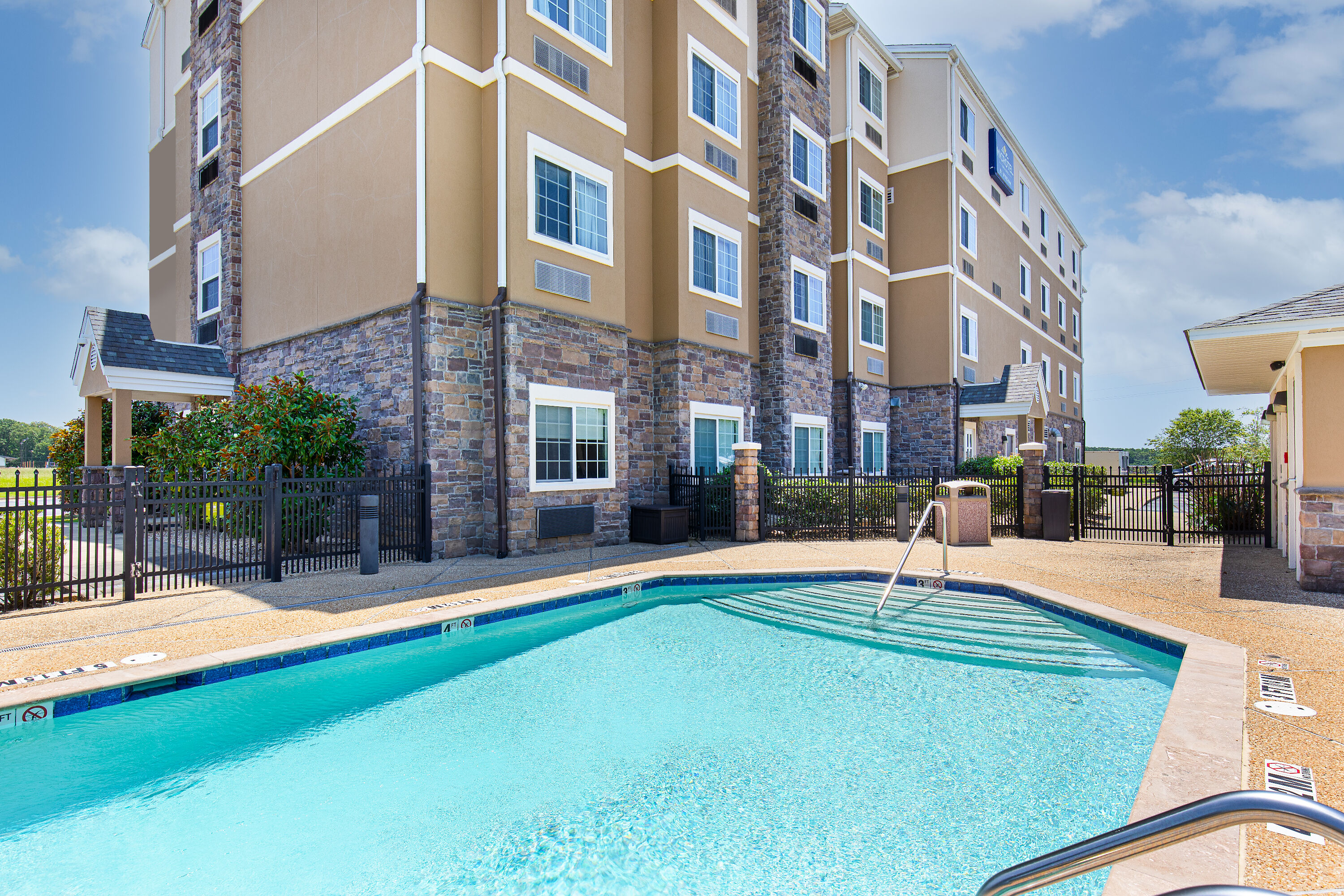 Pool at the Microtel Inn & Suites by Wyndham Opelika in Opelika, Alabama