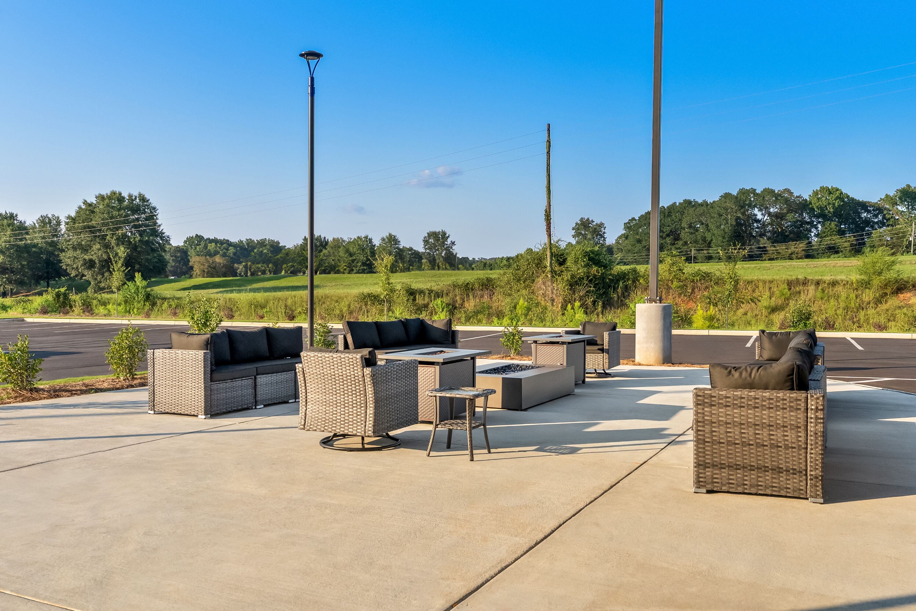 Bar patio at Microtel Inn & Suites by Wyndham Prattville Montgomery in Prattville, Alabama