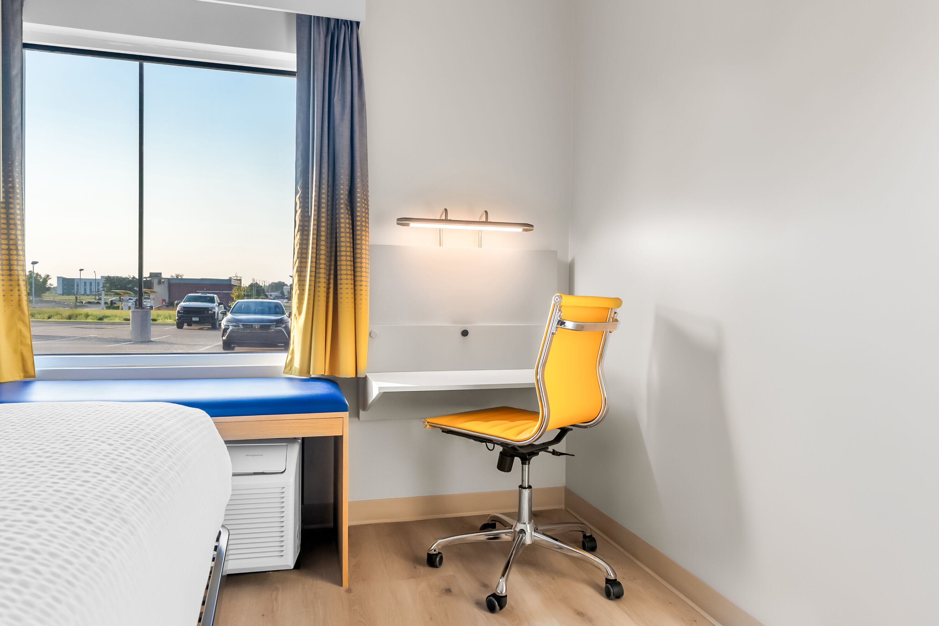 Double bed guest room at the Microtel Inn & Suites by Wyndham Prattville Montgomery in Prattville, Alabama