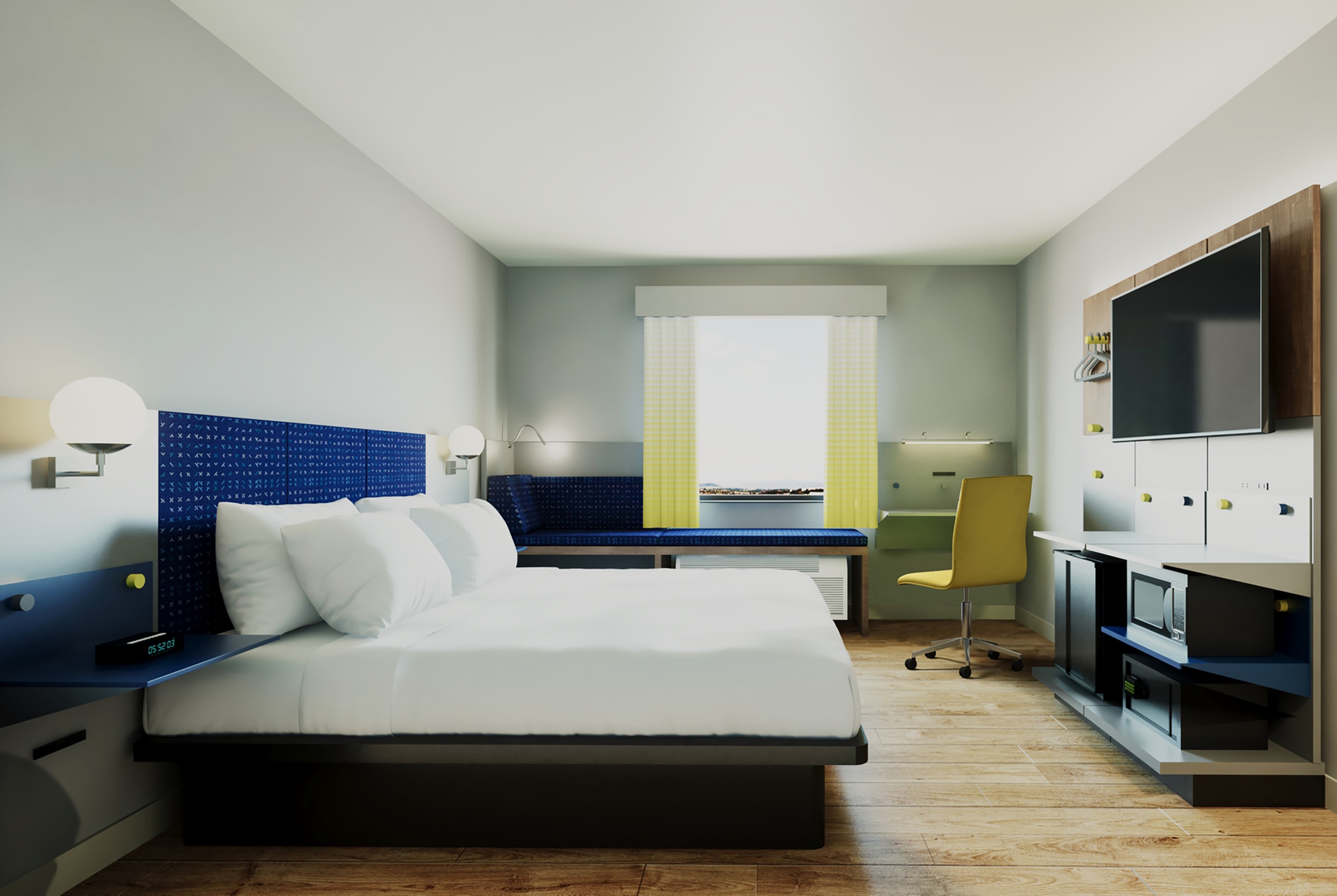 Guest room at the Microtel Inn & Suites by Wyndham Blytheville in Blytheville, Arkansas
