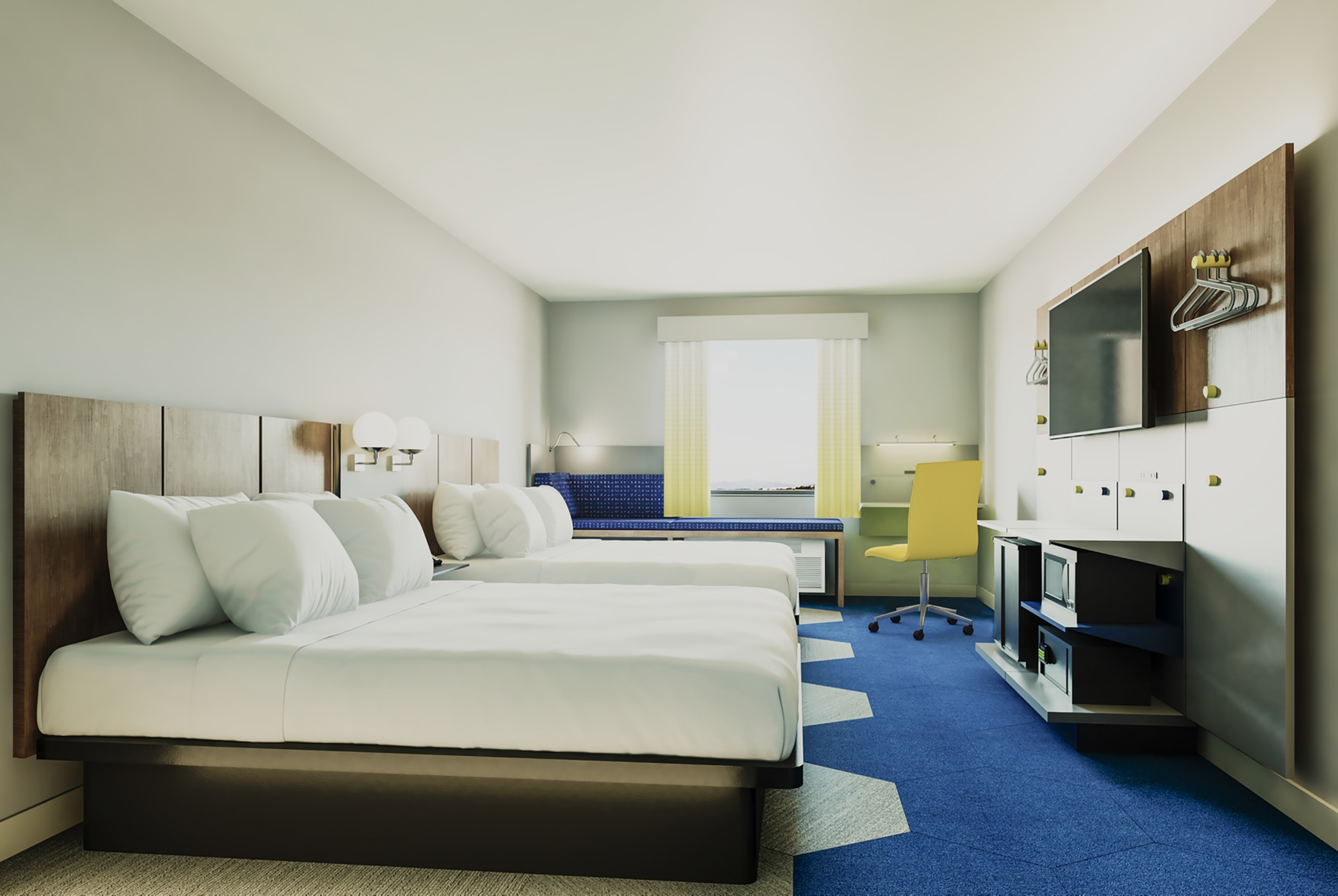 Guest room at the Microtel Inn & Suites by Wyndham Blytheville in Blytheville, Arkansas
