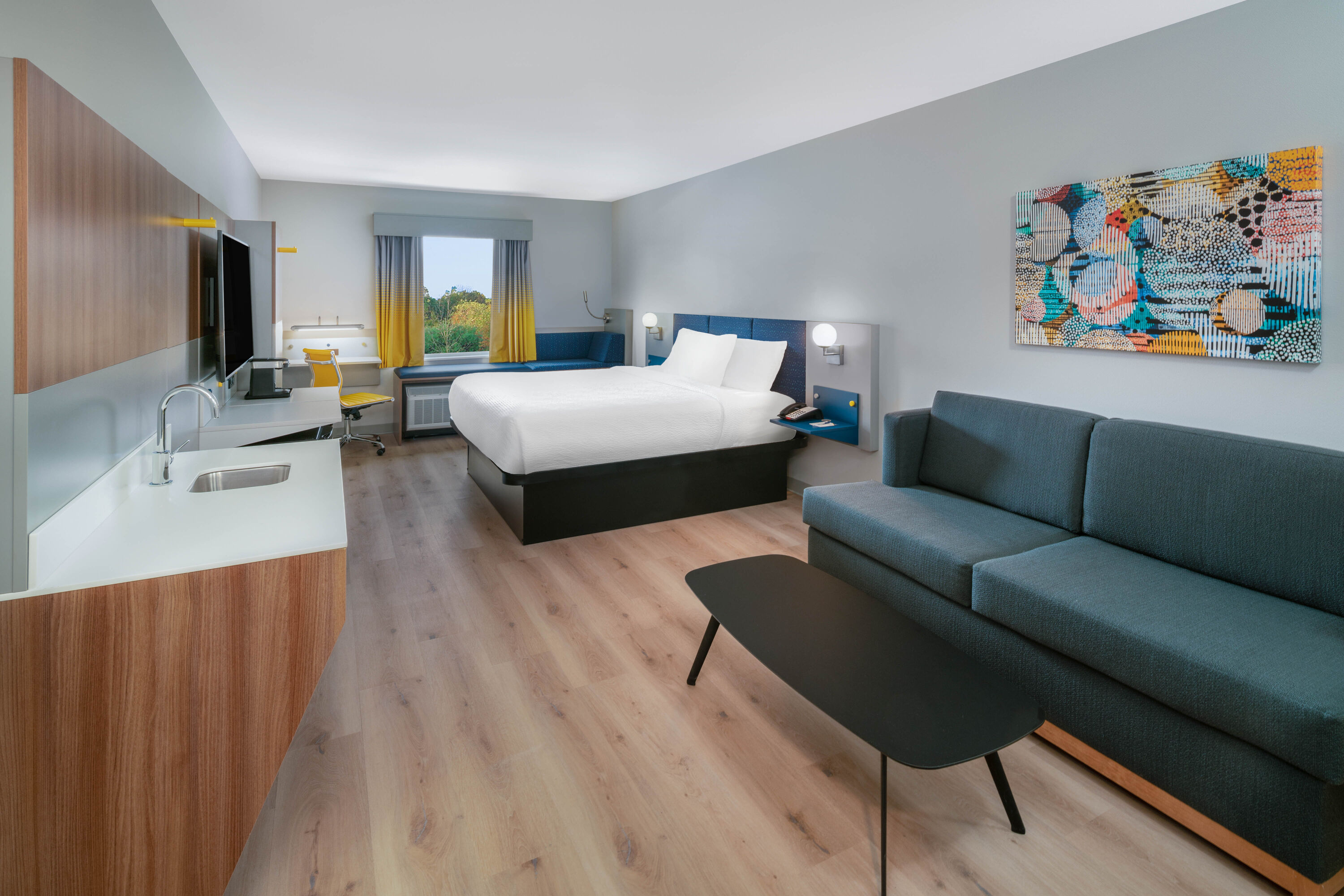 Guest room at the Microtel Inn & Suites by Wyndham Hot Springs in Hot Springs, Arkansas