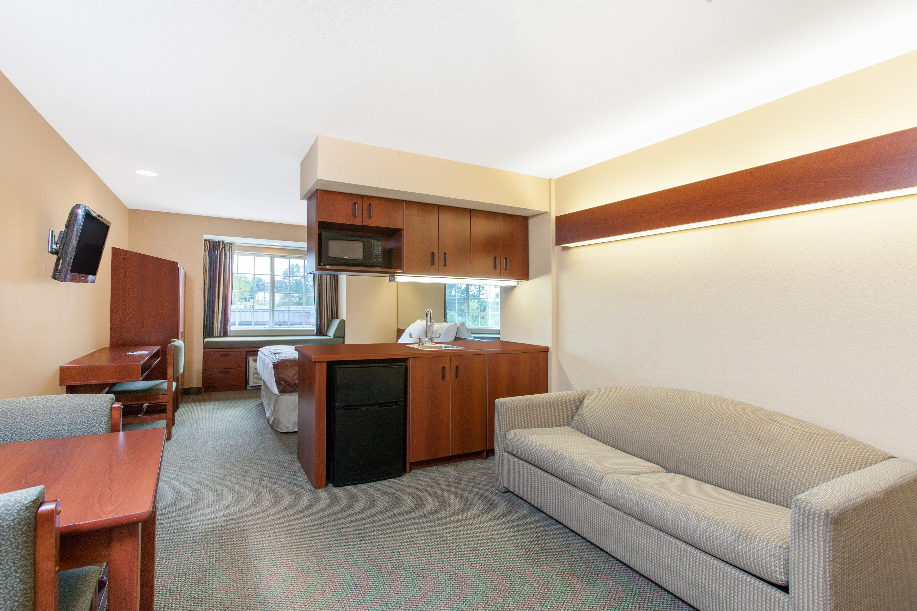 Guest room at the Microtel Inn & Suites by Wyndham Rogers in Rogers, Arkansas