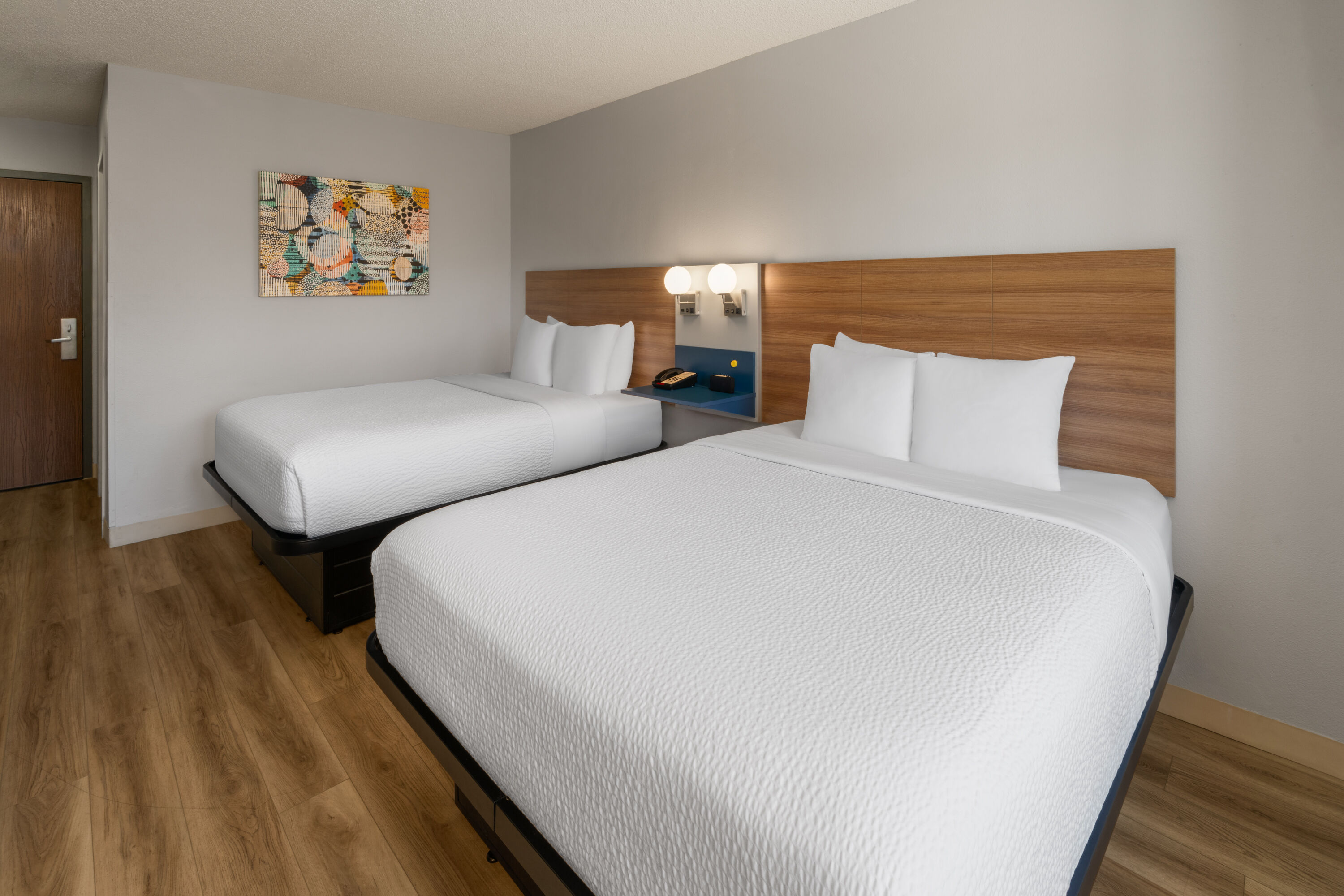 Guest room at the Microtel Inn & Suites by Wyndham Denver Airport in Denver, Colorado