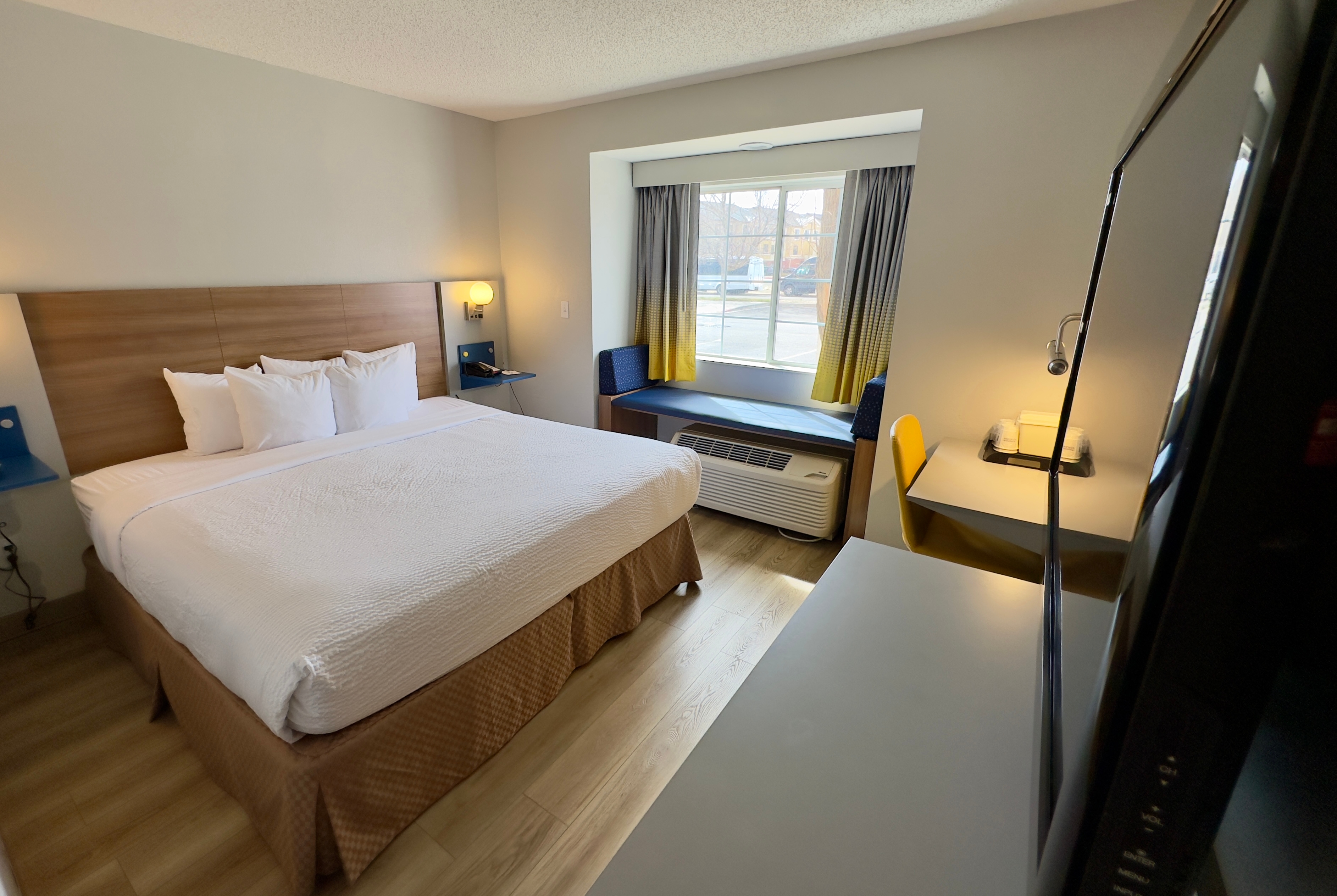 Guest room at the Microtel Inn & Suites by Wyndham Denver Airport in Denver, Colorado